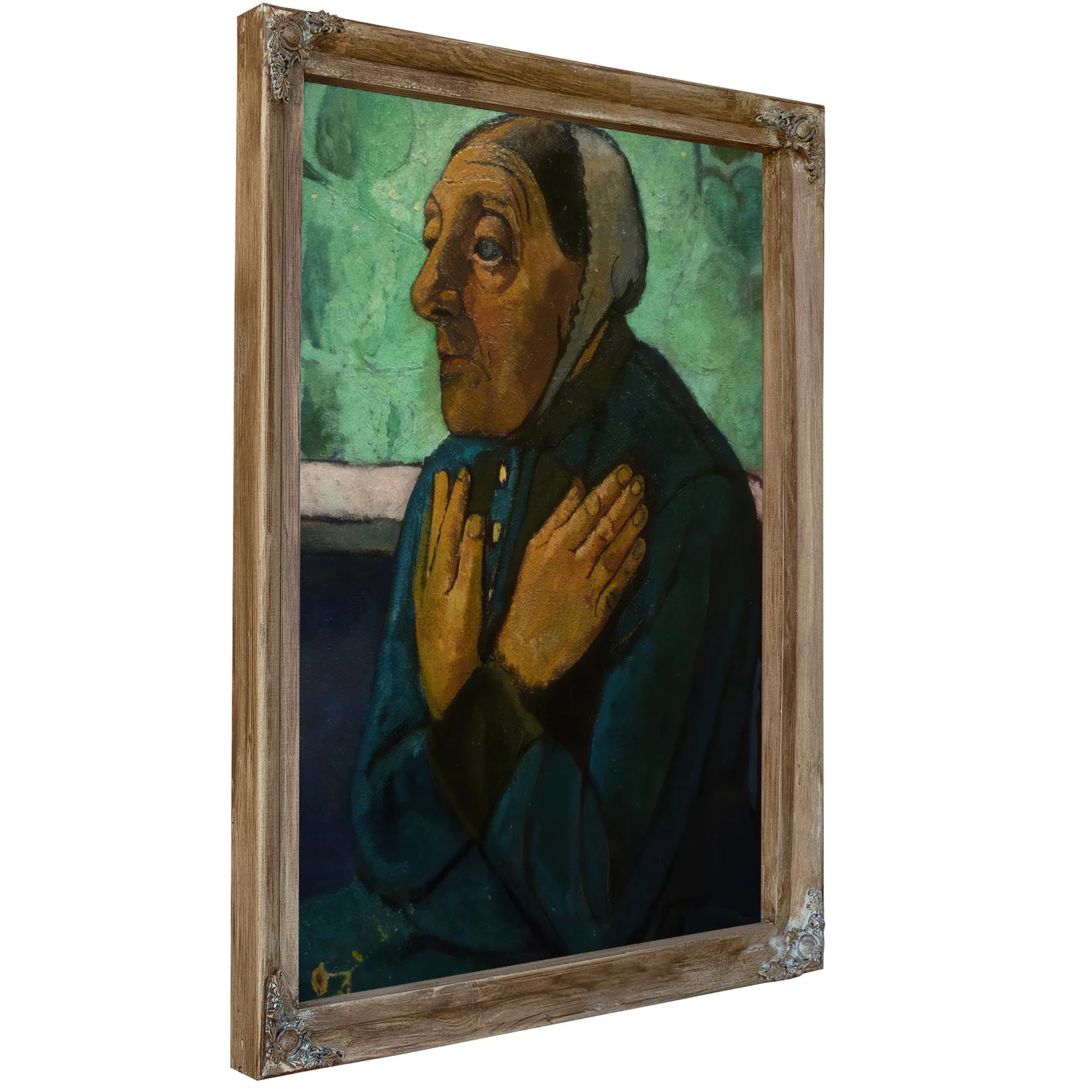 Old Peasant Woman By Paula Modersohn Becker Fine Art Print