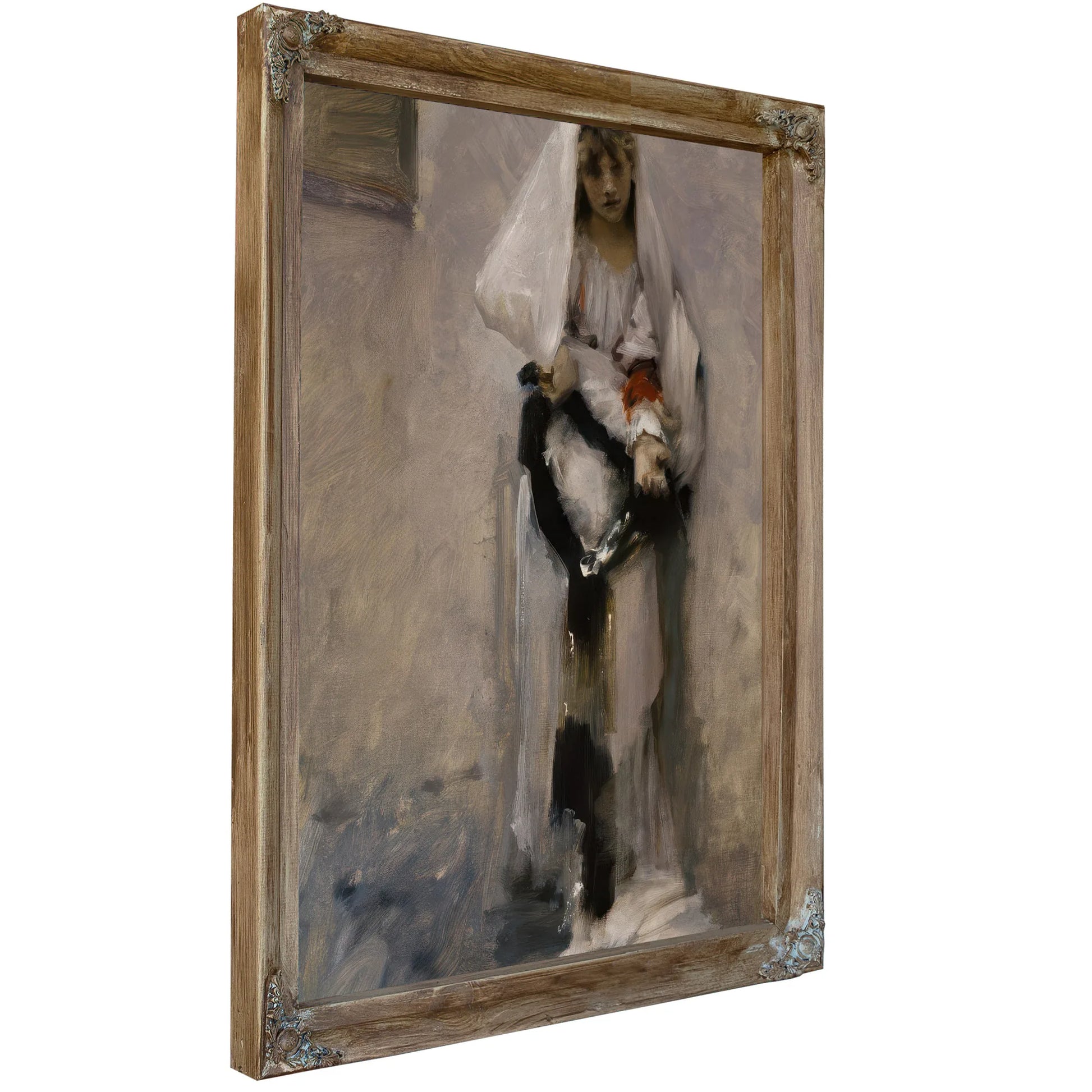 A Parisian Beggar Girl By John Singer Sargent Fine Art Print