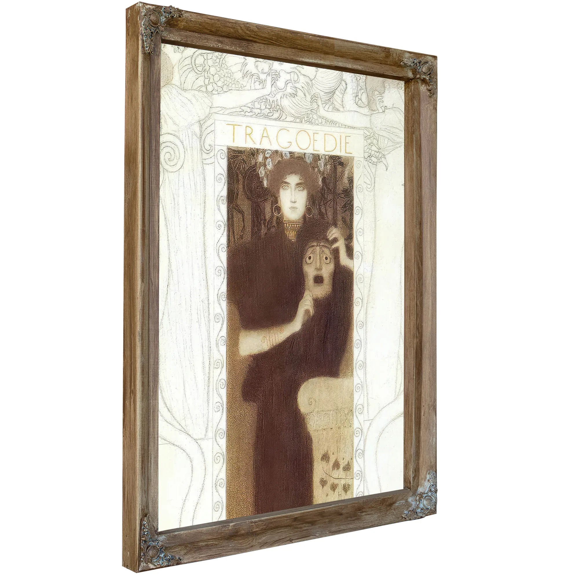 Final Drawing For The Allegory Of Tragedy By Gustav Klimt Fine Art Print