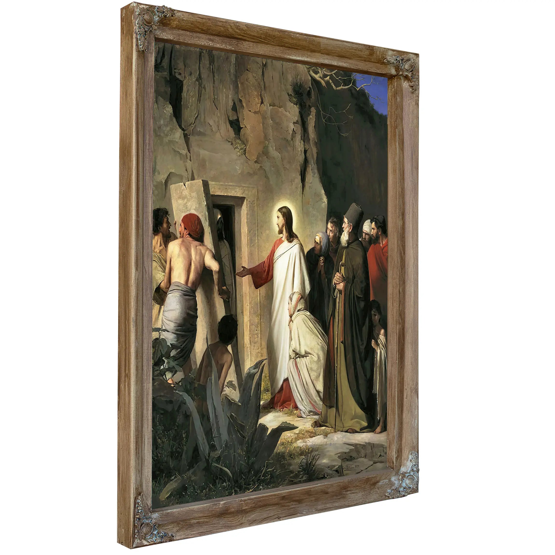 The Raising Of Lazarus 4 by Carl Bloch