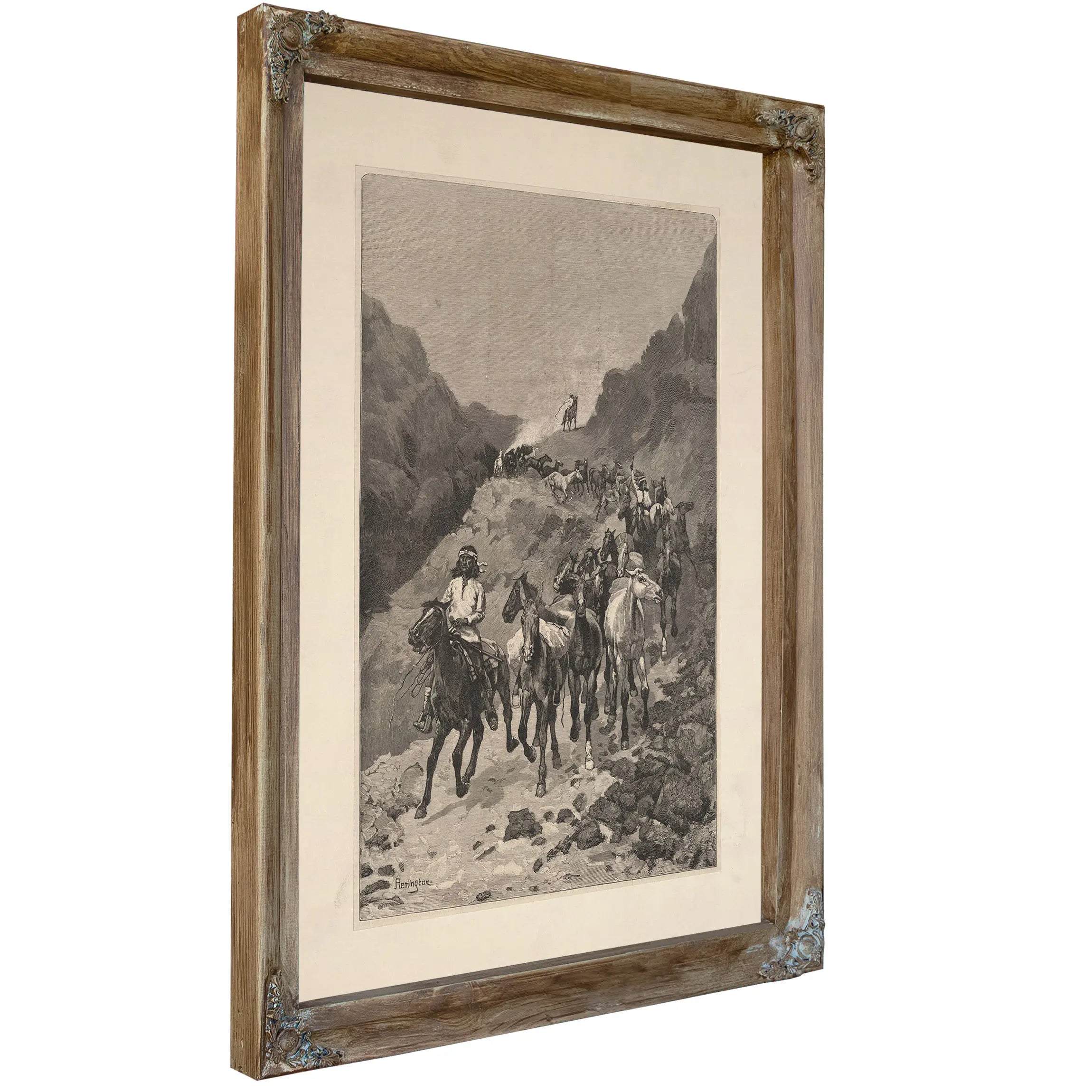 Geronimo And His Band Returning From A Raid Into Mexico by Frederic Remington