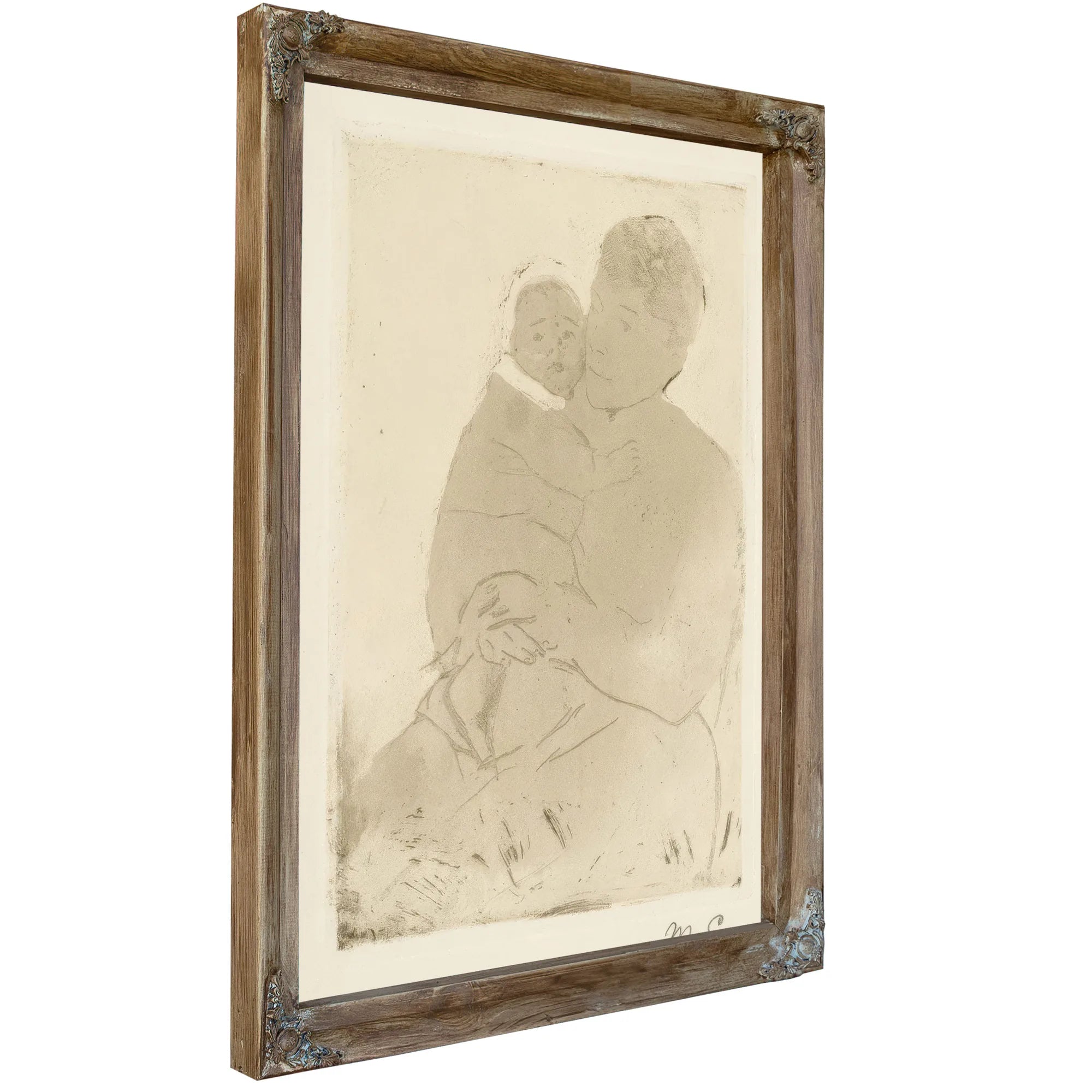 Nurse And Baby Bill (No. 1) By Mary Cassatt Fine Art Print