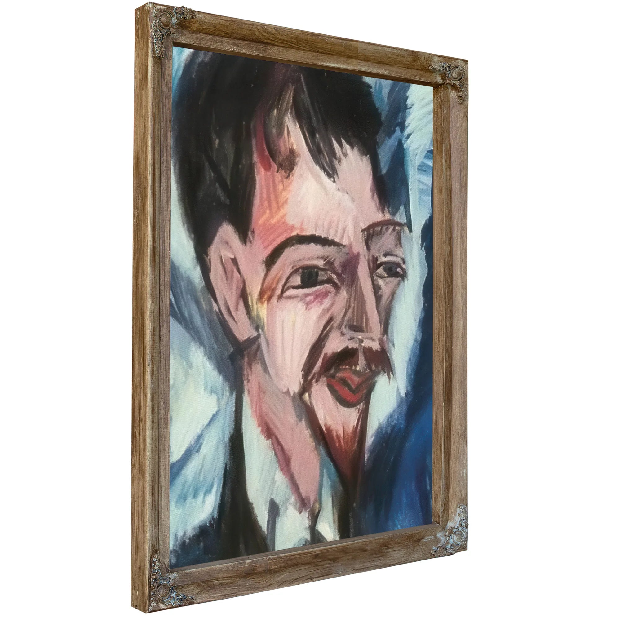 Portrait Of Dr Alfred Doblin By Ernst Ludwig Kirchner Fine Art Print