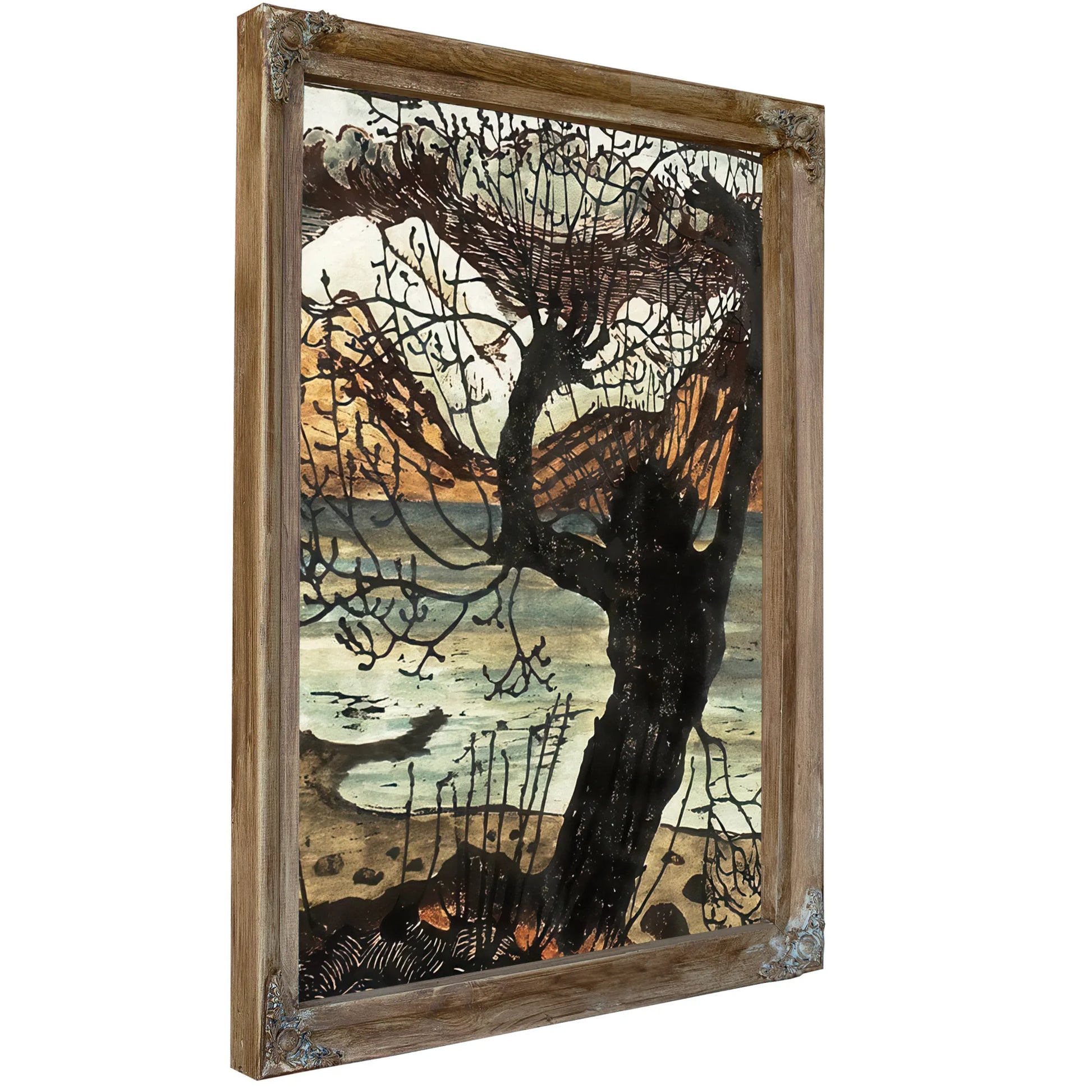 Spring Night And Willow (Also Known As Willow) By Nicolai Astrup Fine Art Print