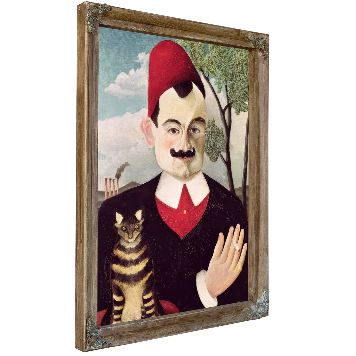 Portrait Of Pierre Loti (1850 1923) By Henri Julien Felix Rousseau Fine Art Print