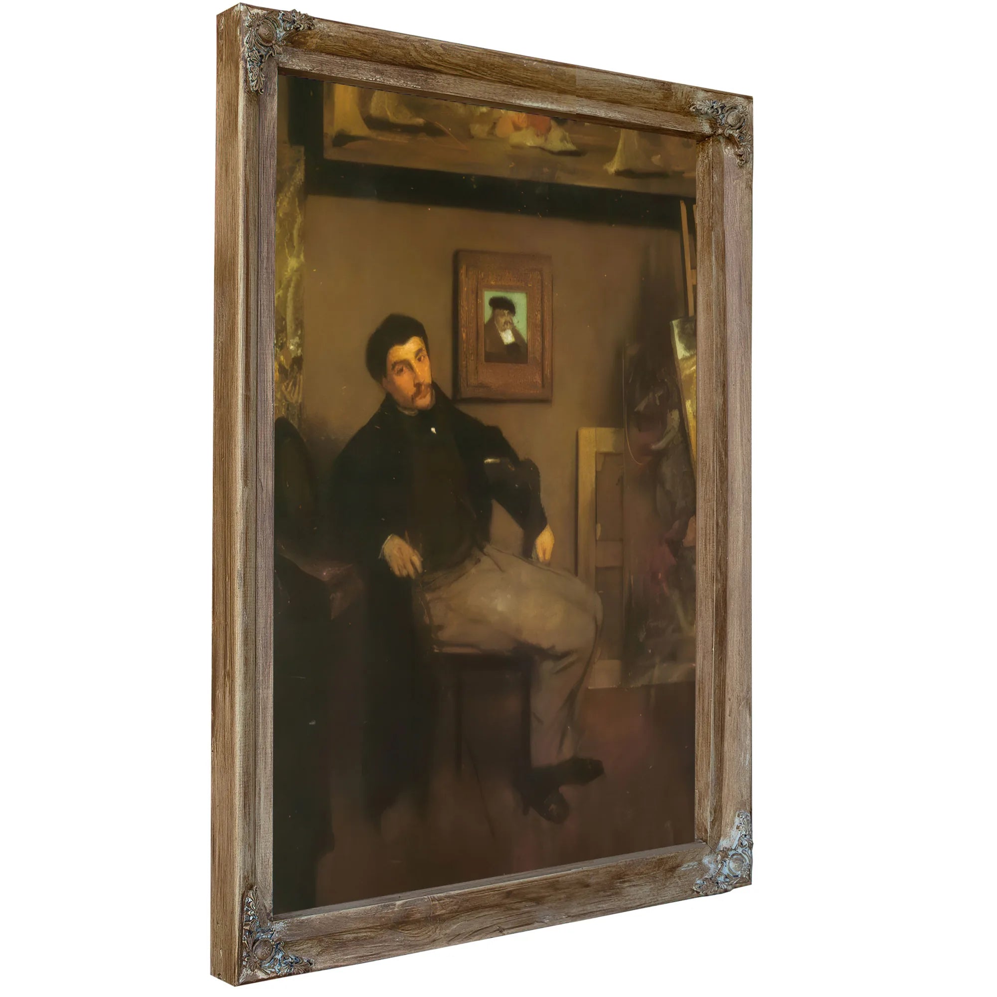 Tissot In An Artists Studio By James Tissot Fine Art Print