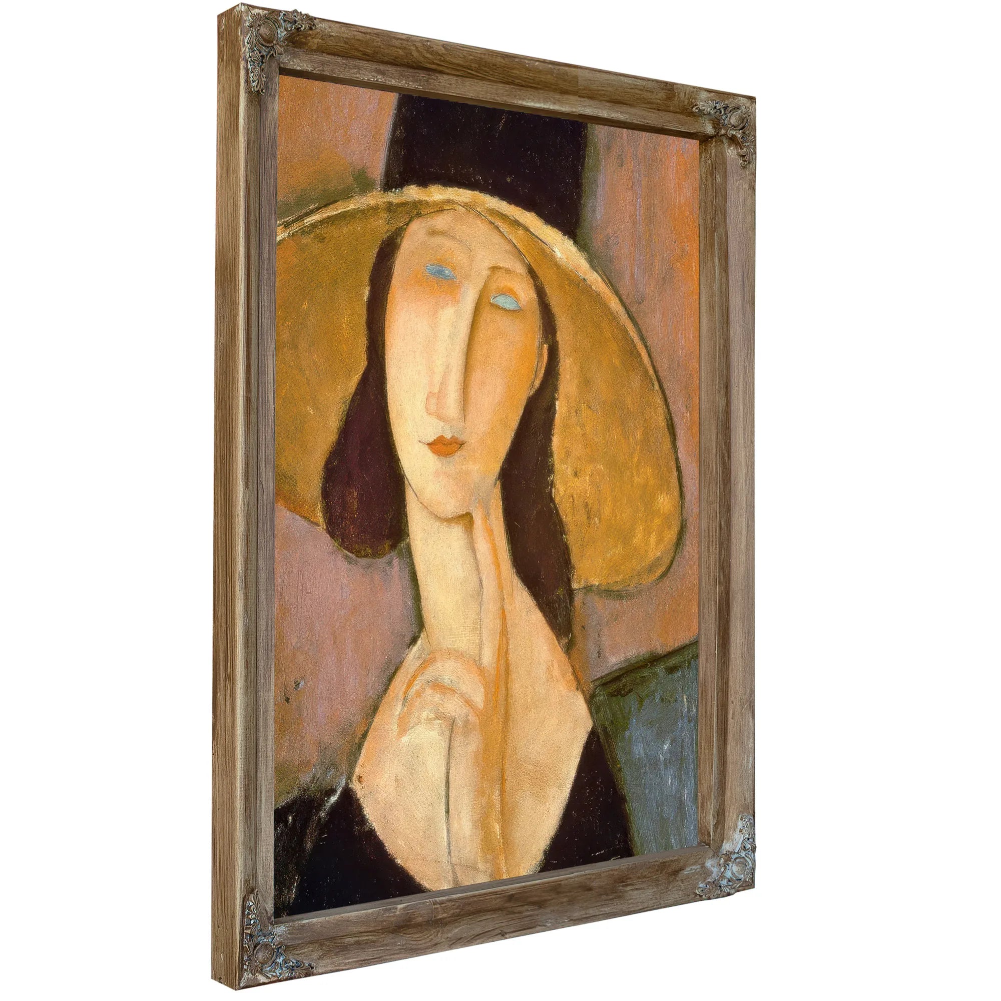 Head Of A Woman By Amedeo Modigliani Fine Art Print