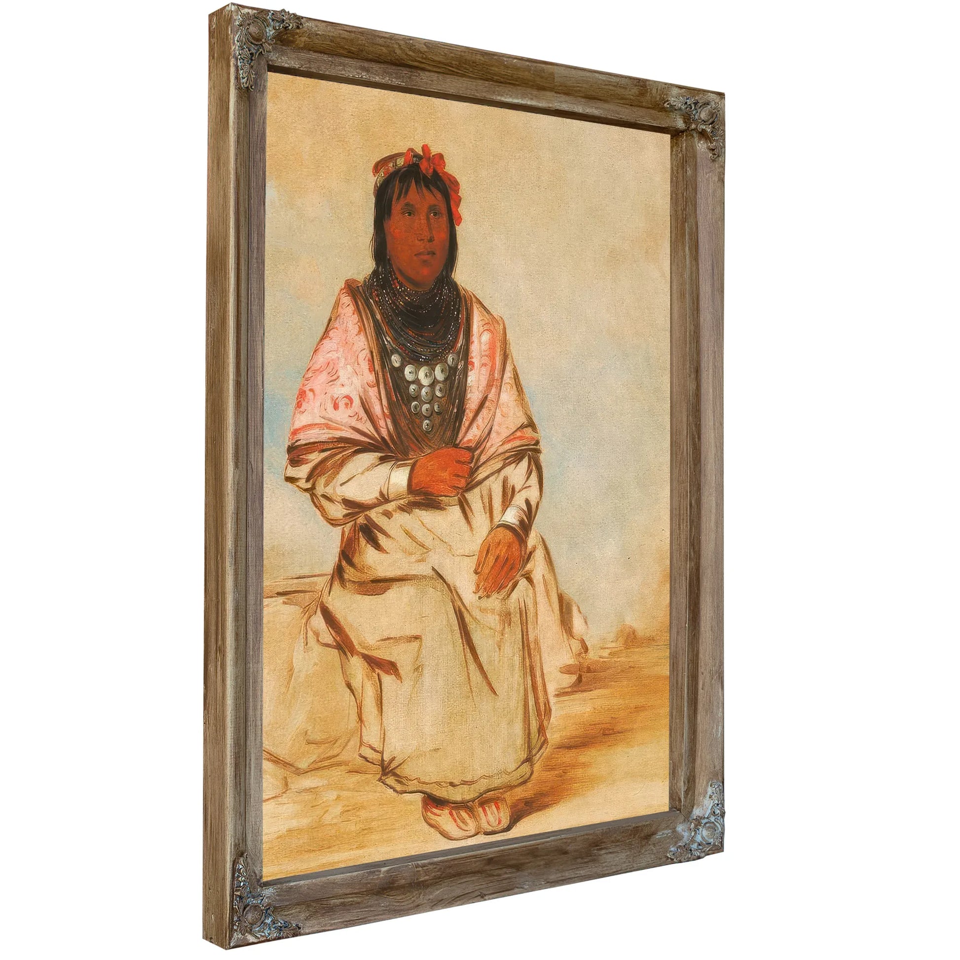 A Seminole Woman By George Catlin Fine Art Print