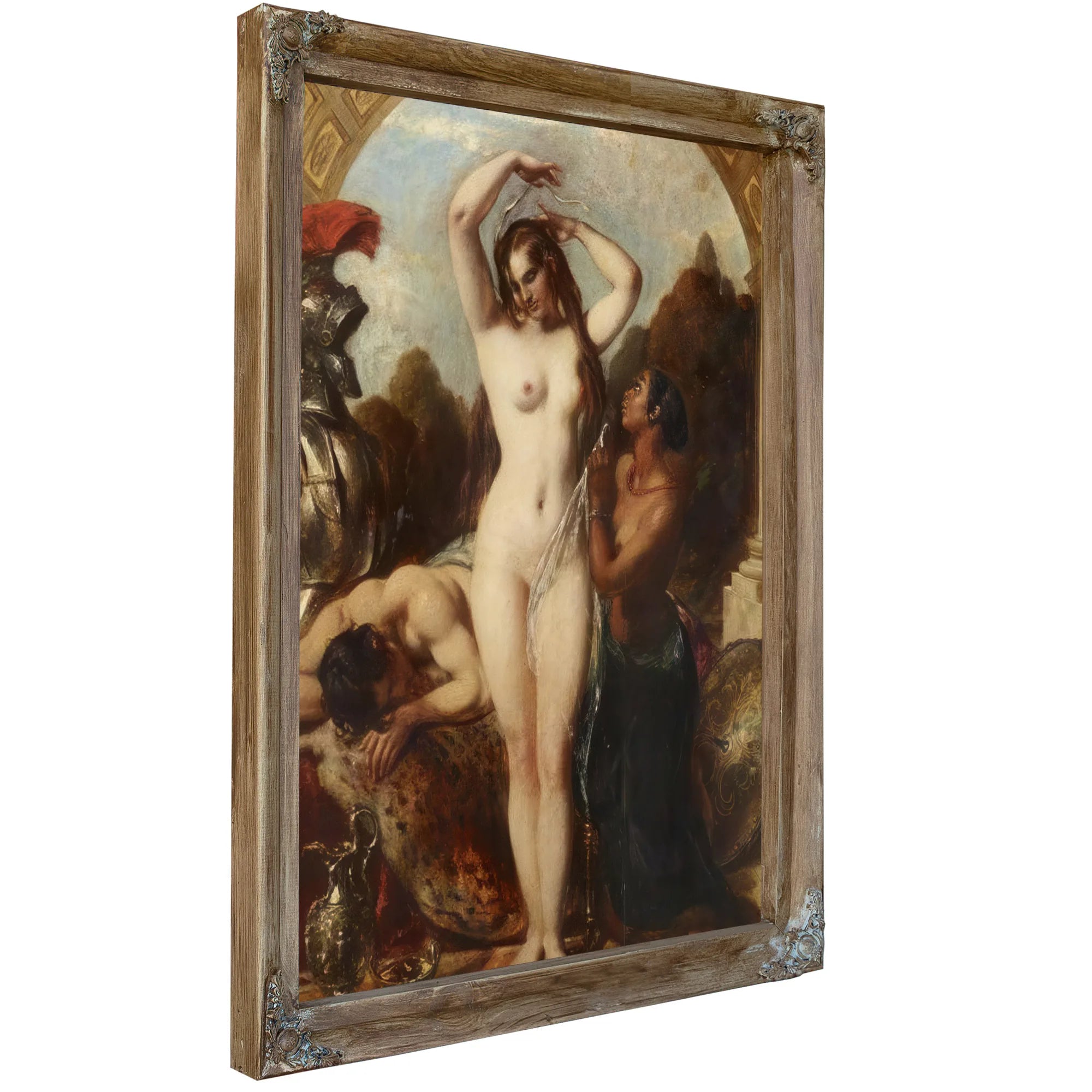 Mars, Venus And An Attendant By William Etty Fine Art Print