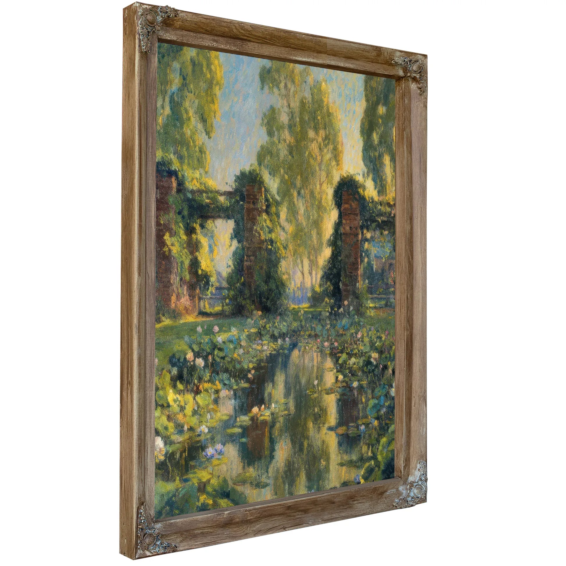 The Lotus Pool, El Encanto, Santa Barbara By Colin Campbell Cooper Fine Art Print