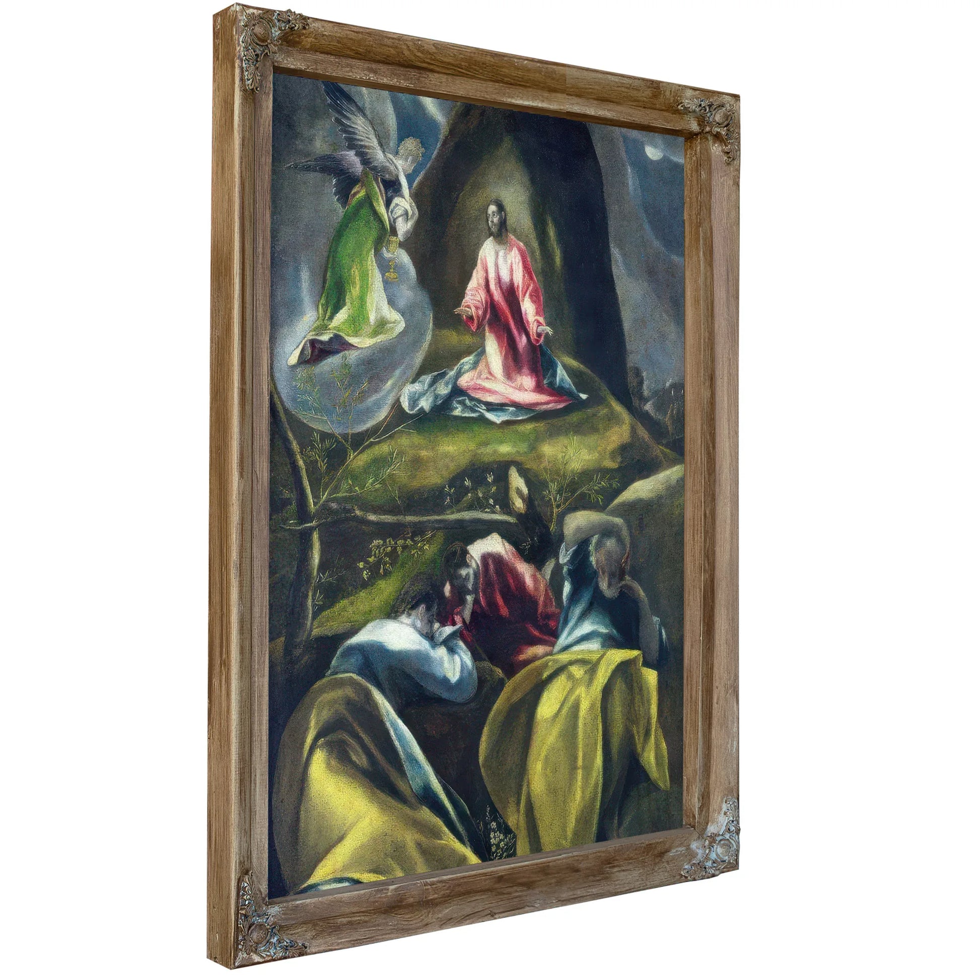 Christ In The Garden Of Olives (Oil On Canvas) By El Greco Fine Art Print