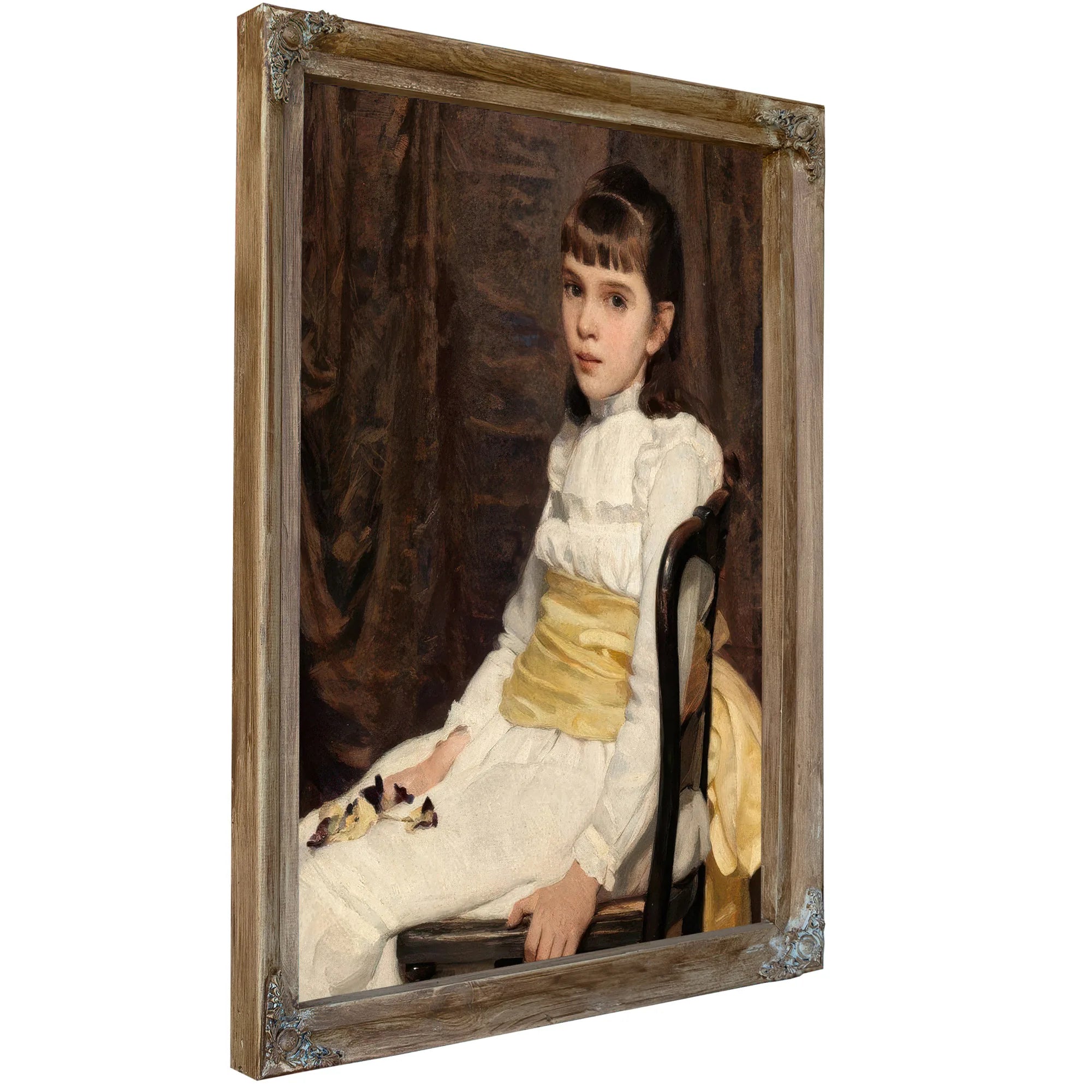 Little Girl 1887 By Cecilia Beaux Fine Art Print