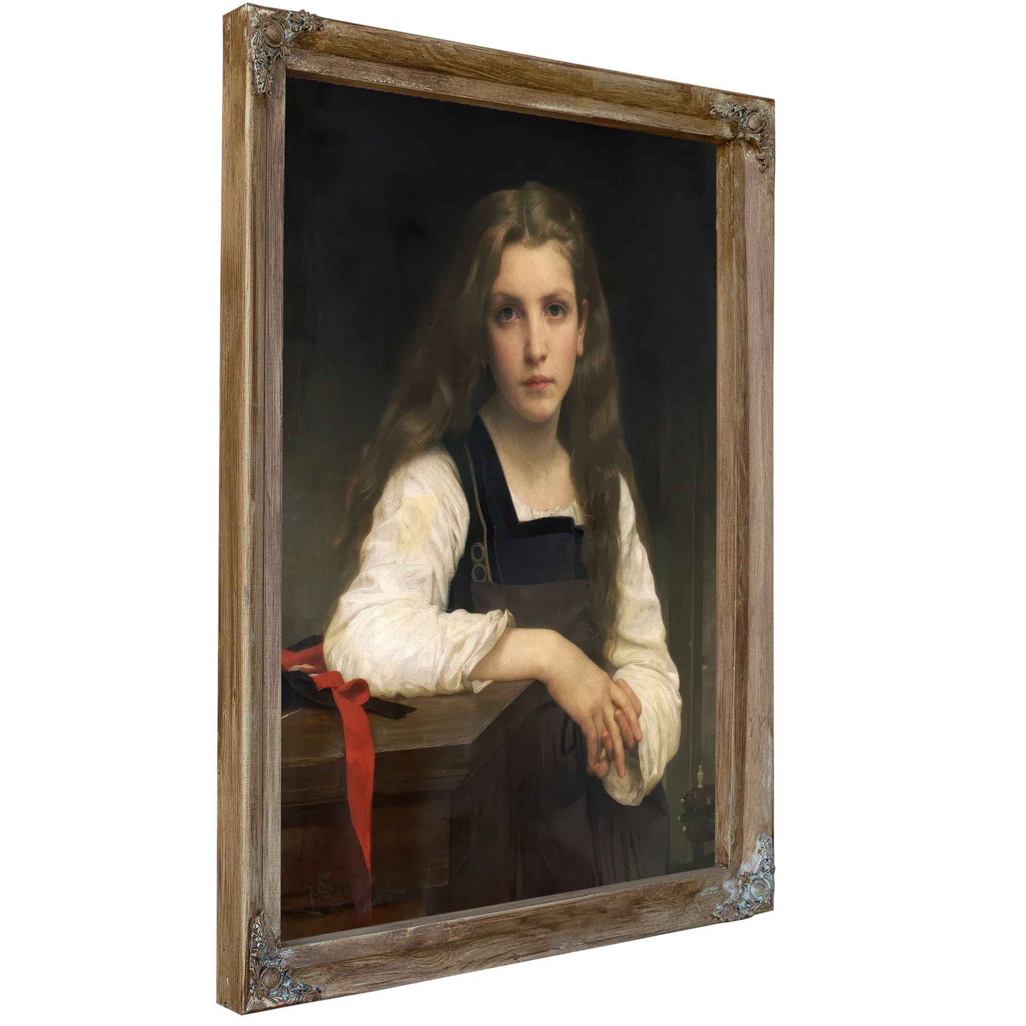 The Fair Spinner By William Adolphe Bouguereau Fine Art Print
