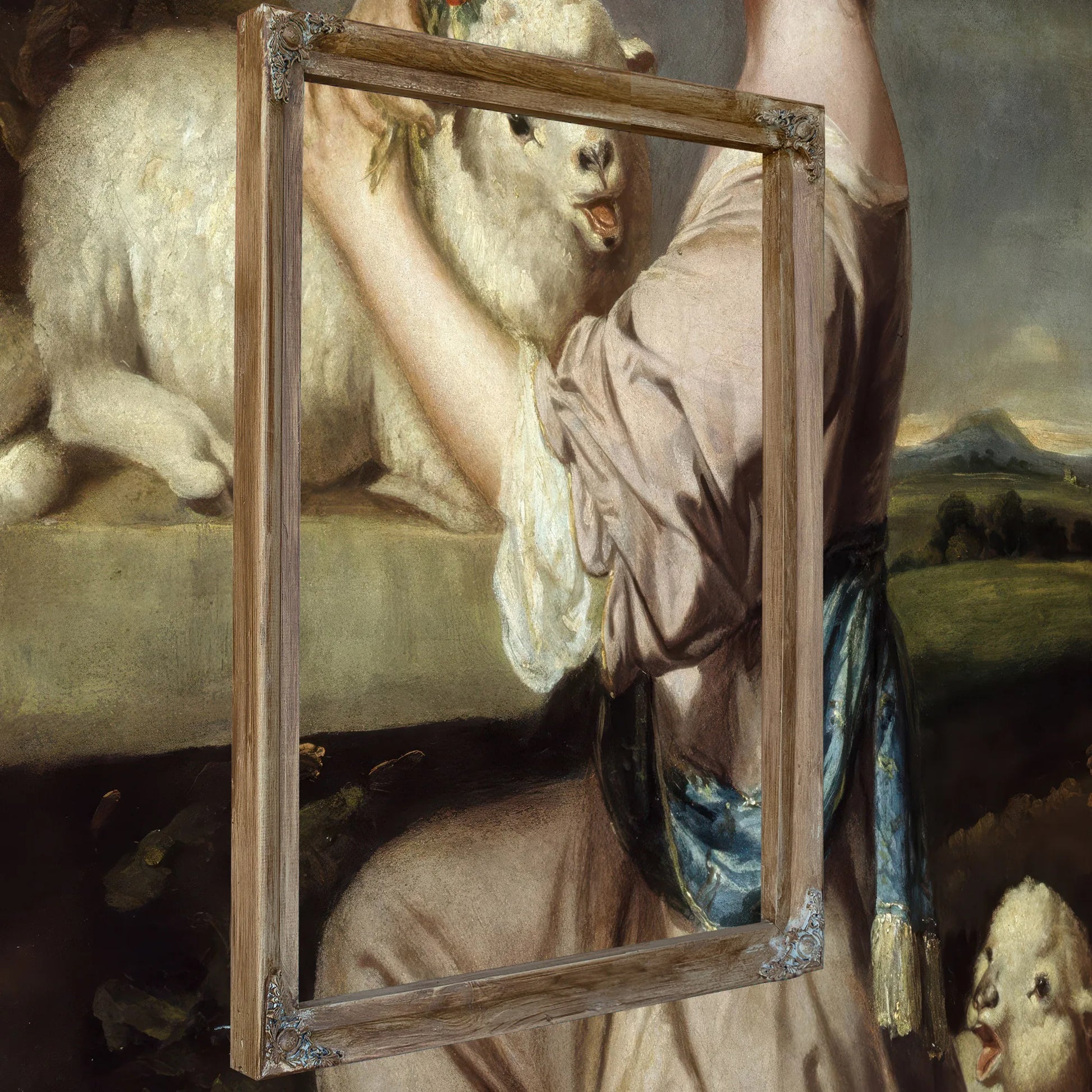 Lady Mary Leslie by Sir Joshua Reynolds Fine Art Print