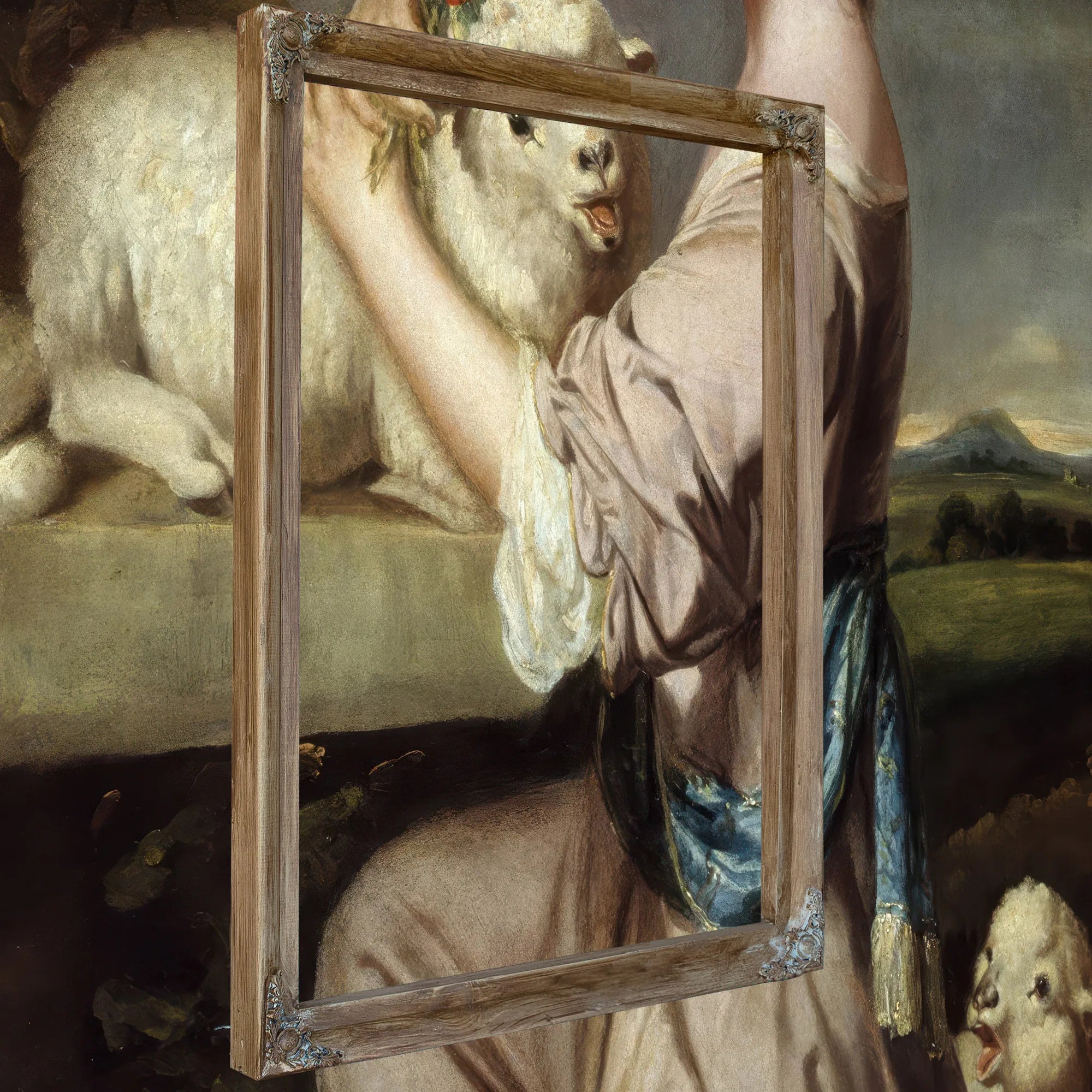 Lady Mary Leslie by Sir Joshua Reynolds Fine Art Print