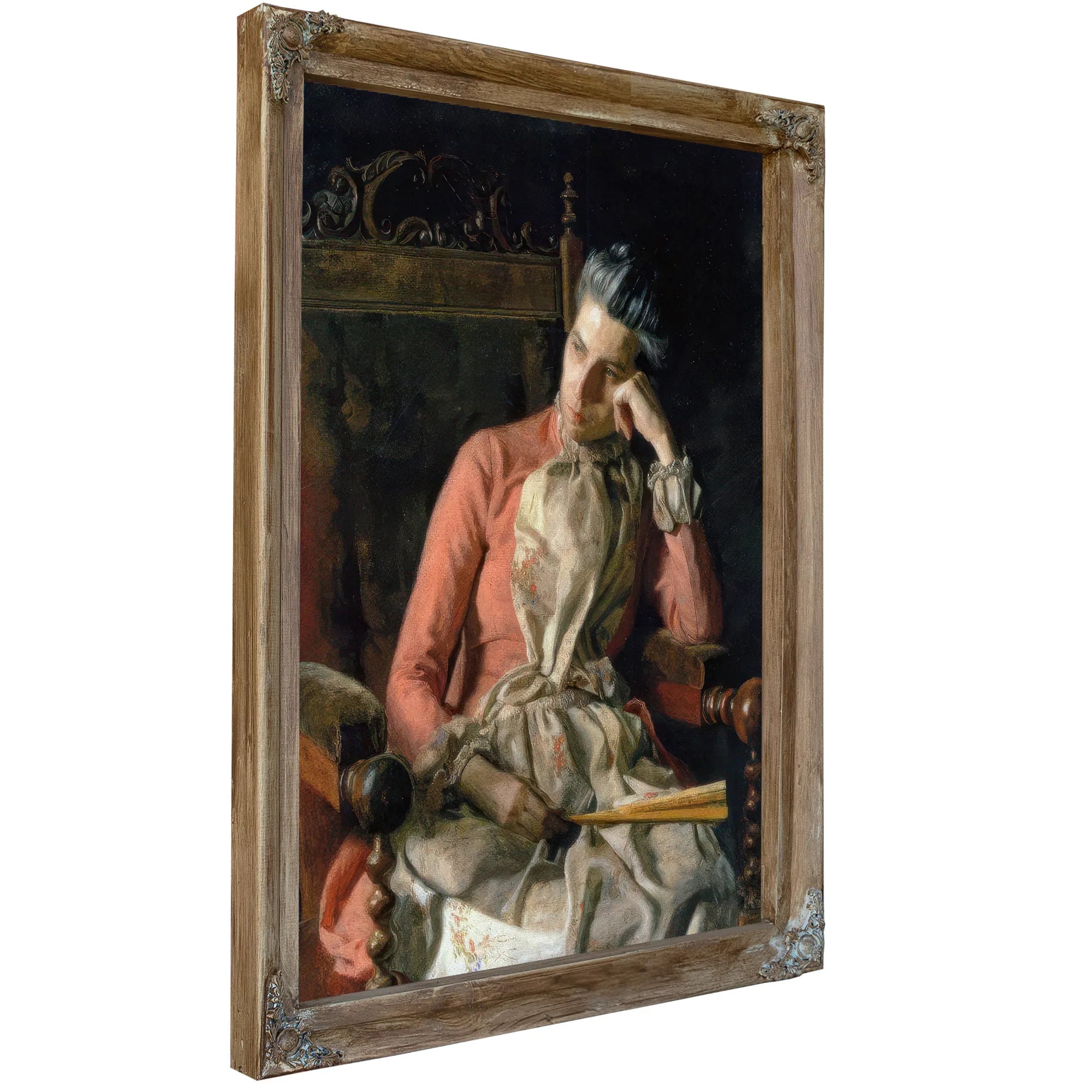 Portrait Of Amelia Van Buren 1891 By Thomas Eakins Fine Art Print