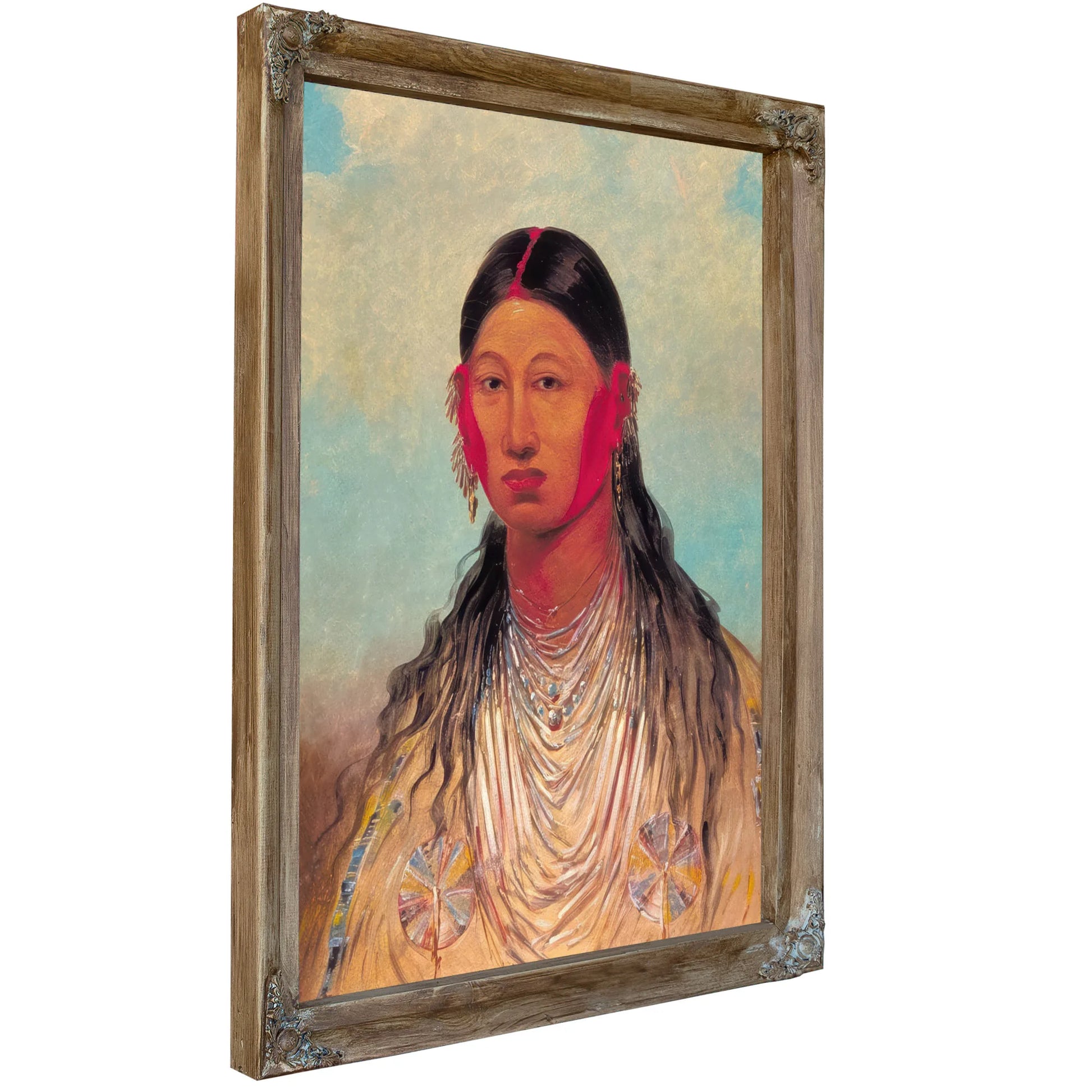 Koon Za Ya Me, Female War Eagle By George Catlin Fine Art Print