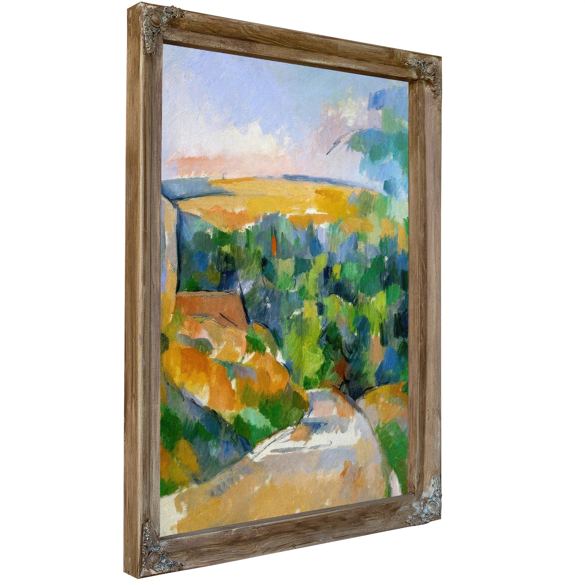 The Bend In The Road By Paul Cezanne Fine Art Print