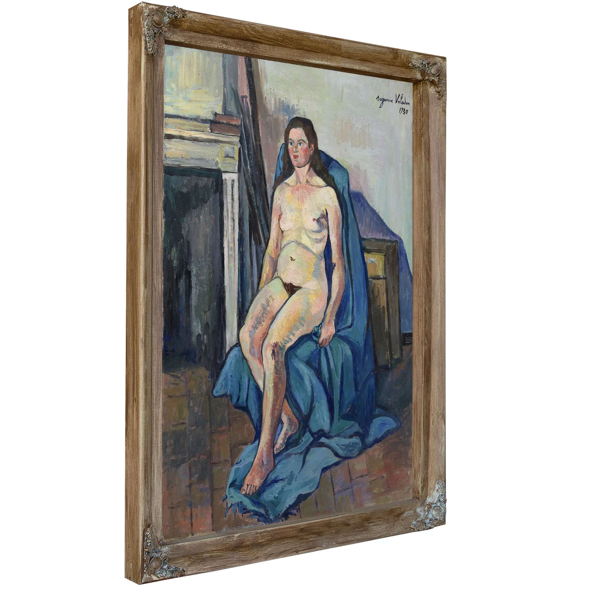 Valadon Nu Au Chale Bleu by Suzanne Valadon