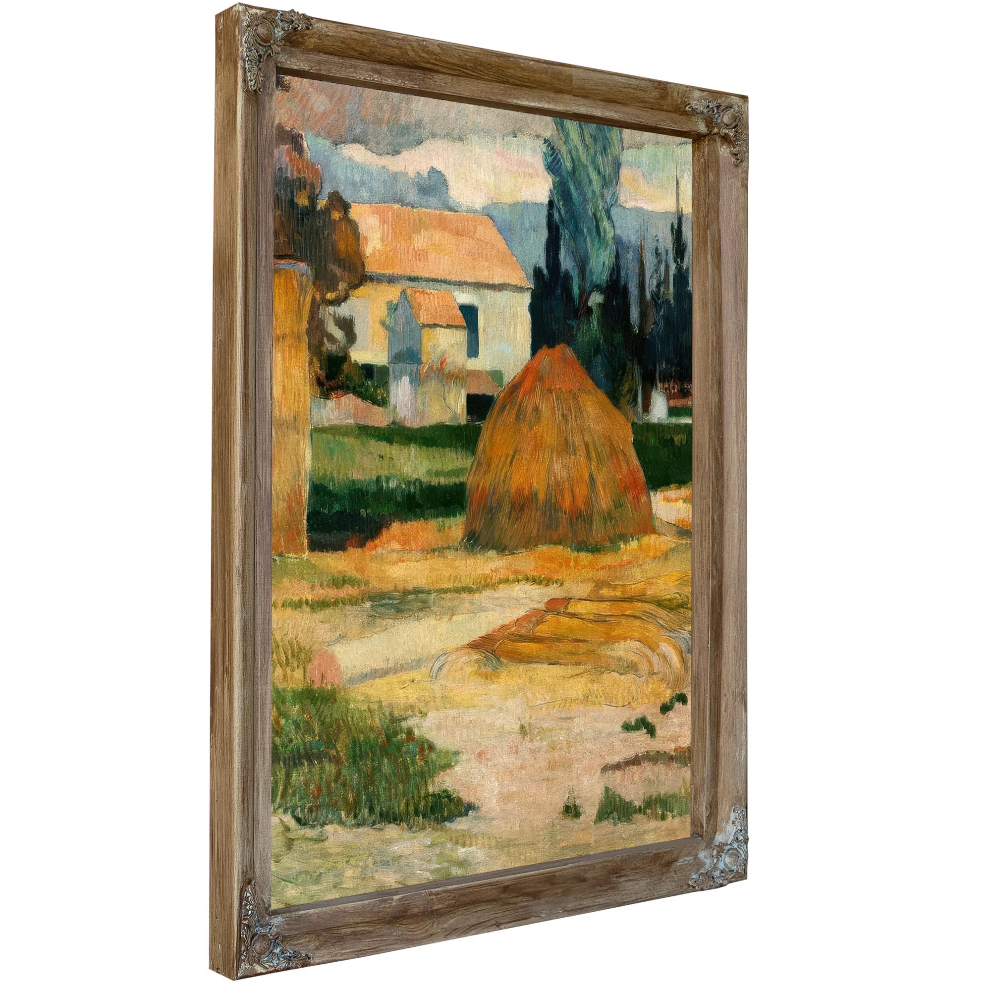 Landscape Near Arles by Paul Gauguin Fine Art Print
