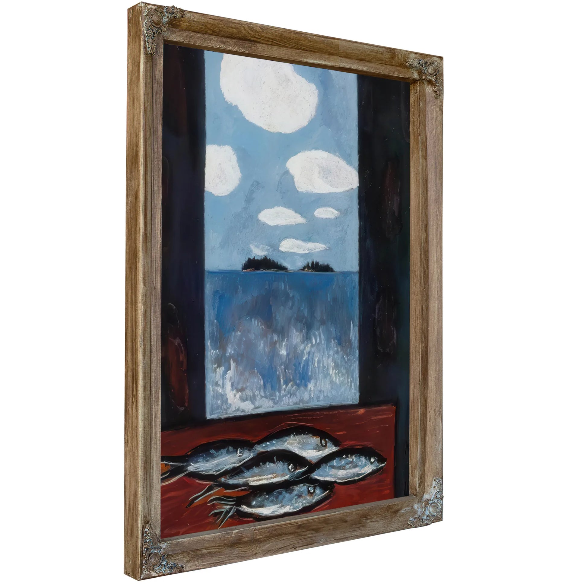 Sea Window Tinker Mackerel By Marsden Hartley Fine Art Print