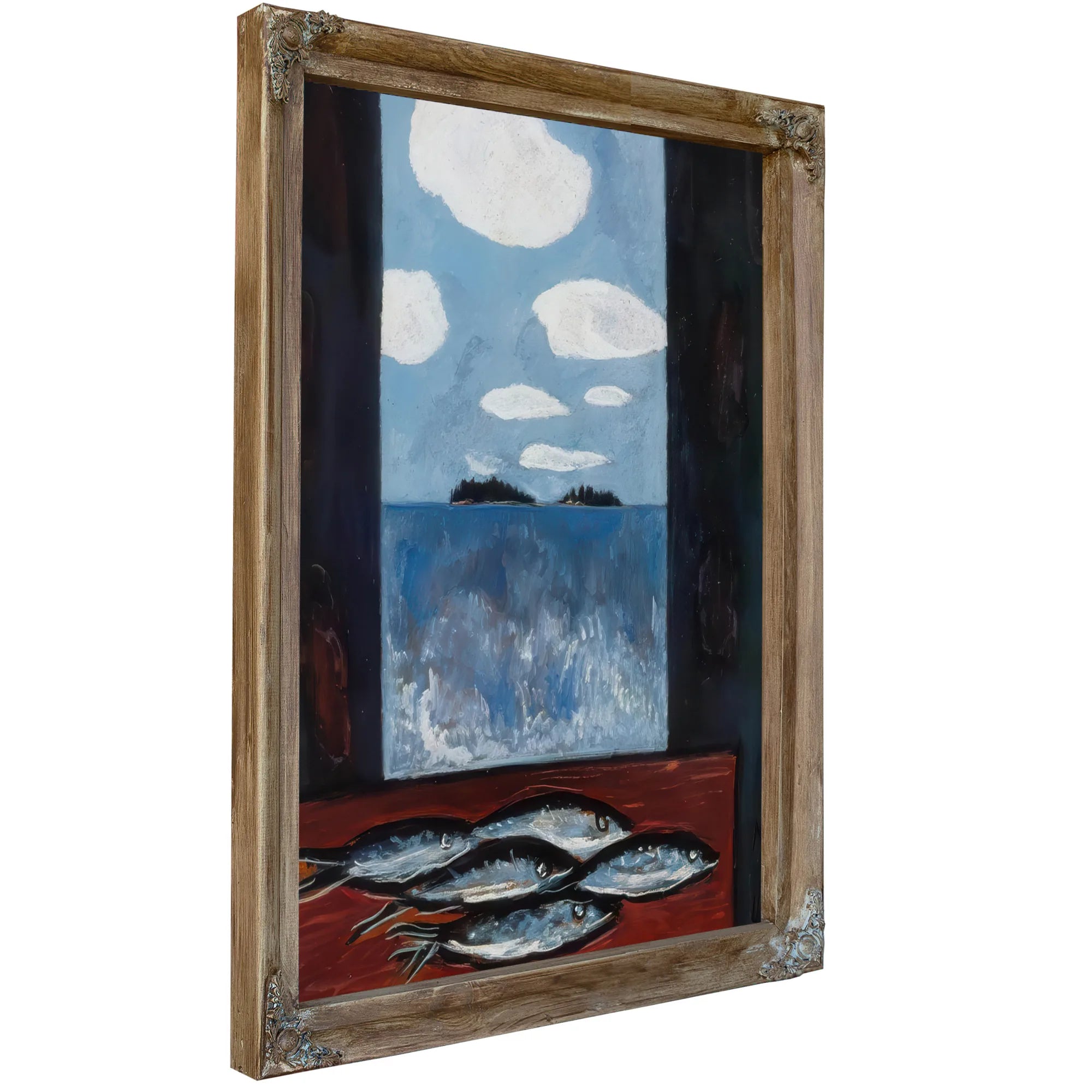 Sea Window Tinker Mackerel By Marsden Hartley Fine Art Print