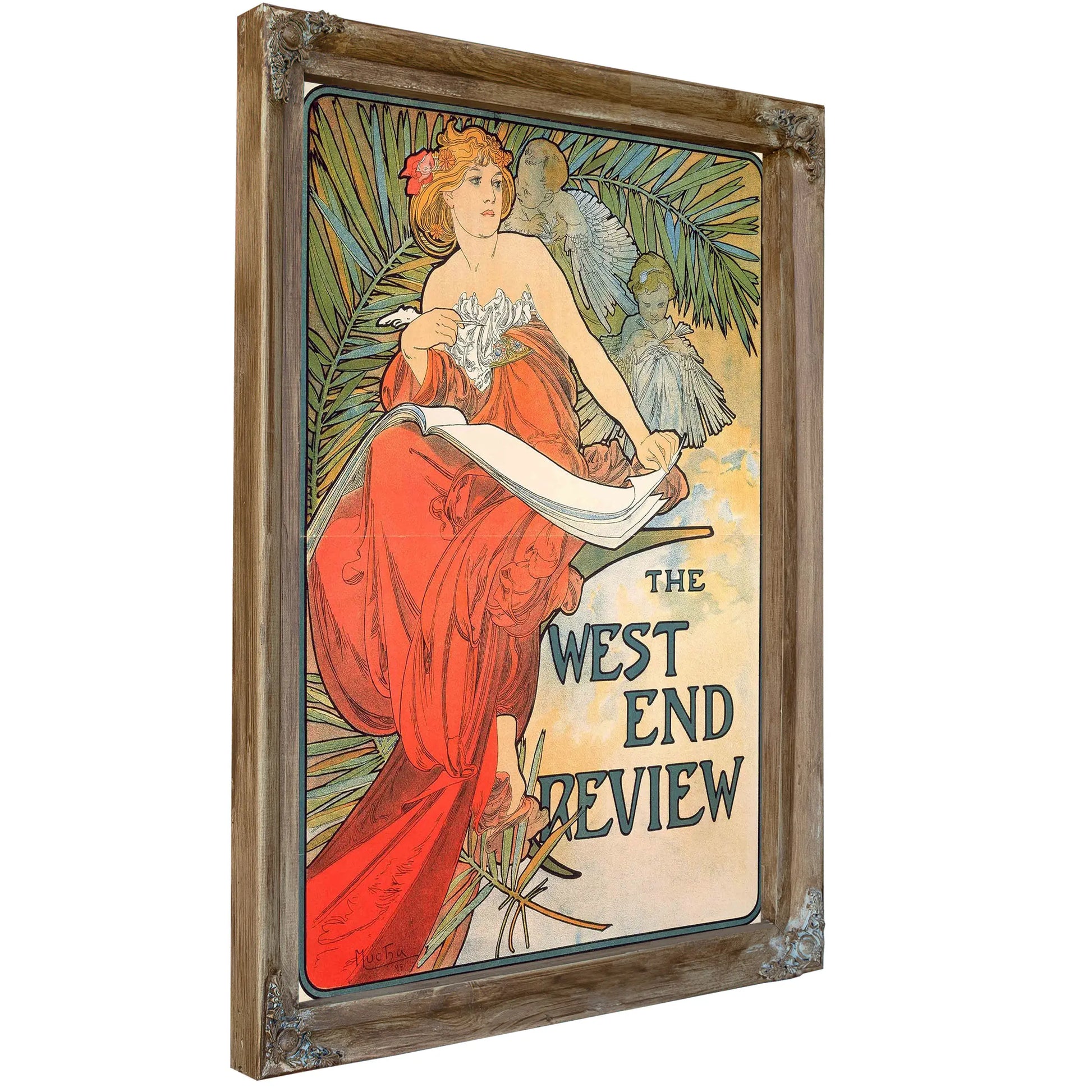 The West End Review by Alphonse Mucha