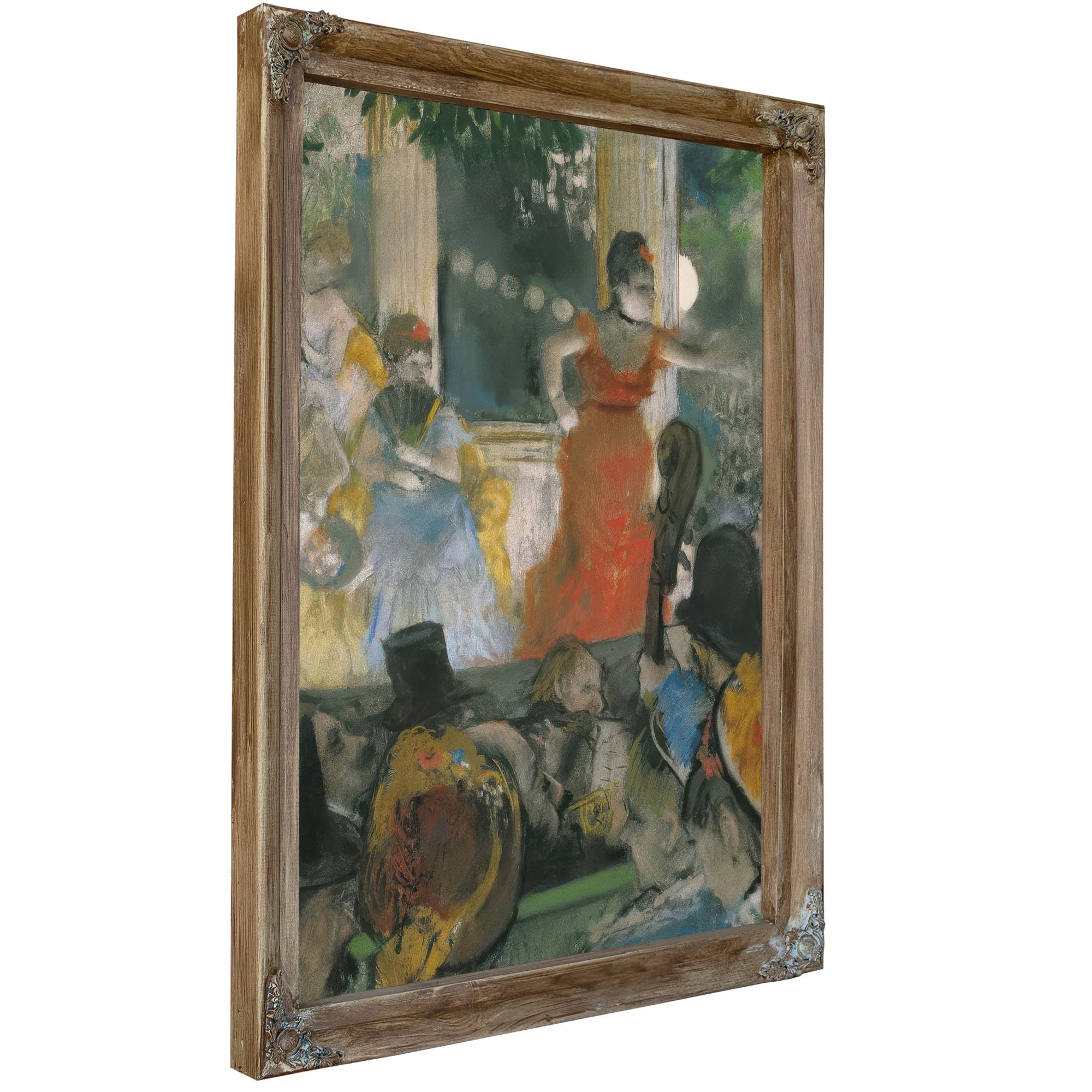 Cafe Concert At Les Ambassadeurs By Edgar Degas Fine Art Print