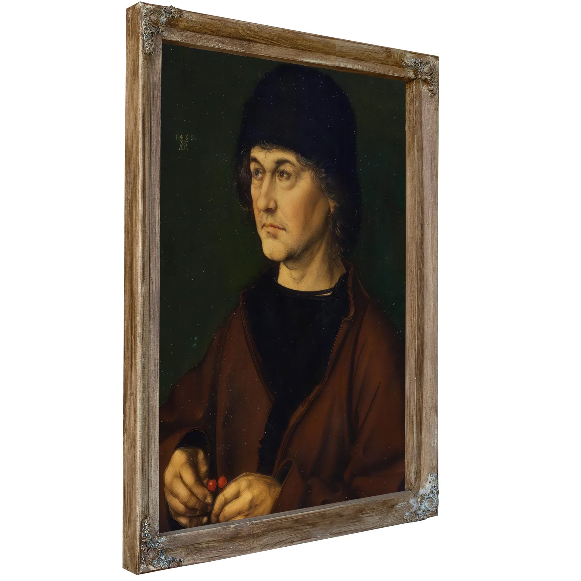 Portrait Of The Artist 1039 S Father 1490 By Albrecht Durer Fine Art Print