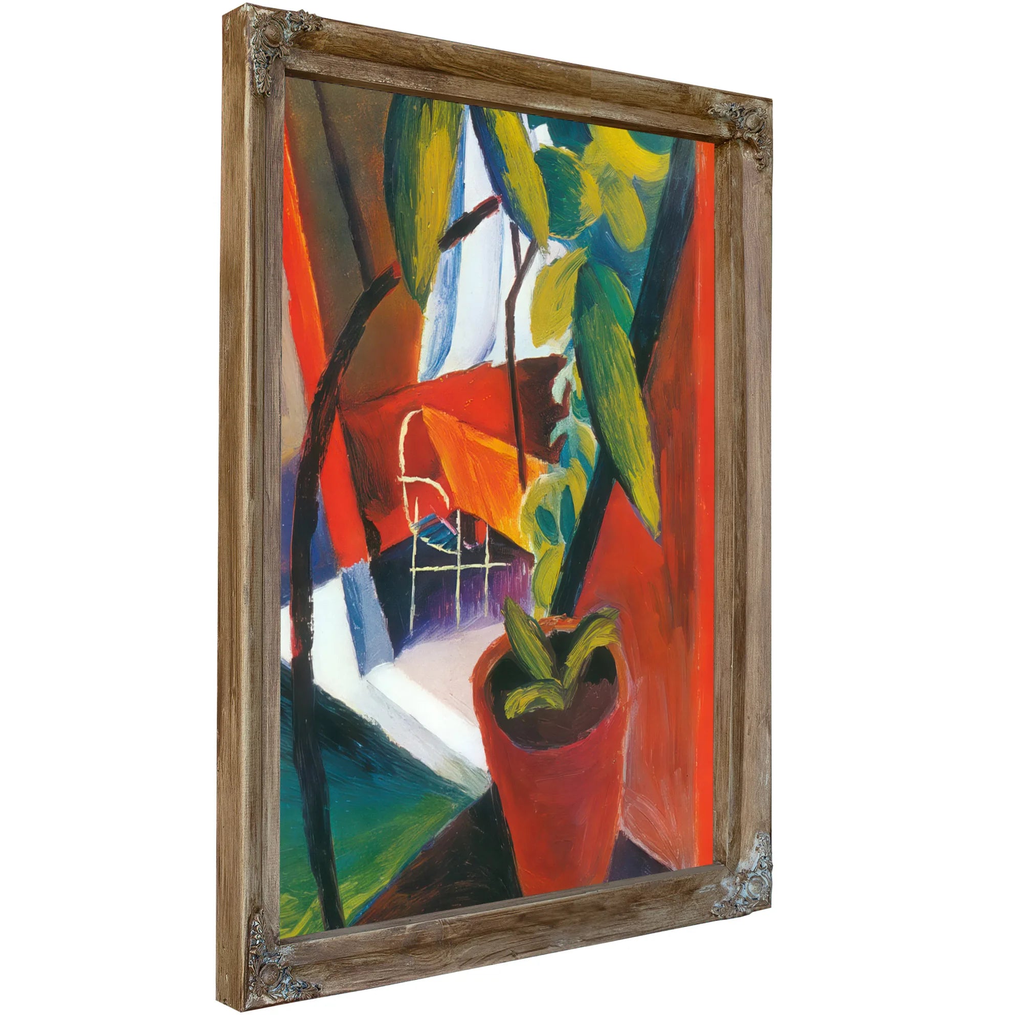 A Look Into Summer House By August Macke Fine Art Print