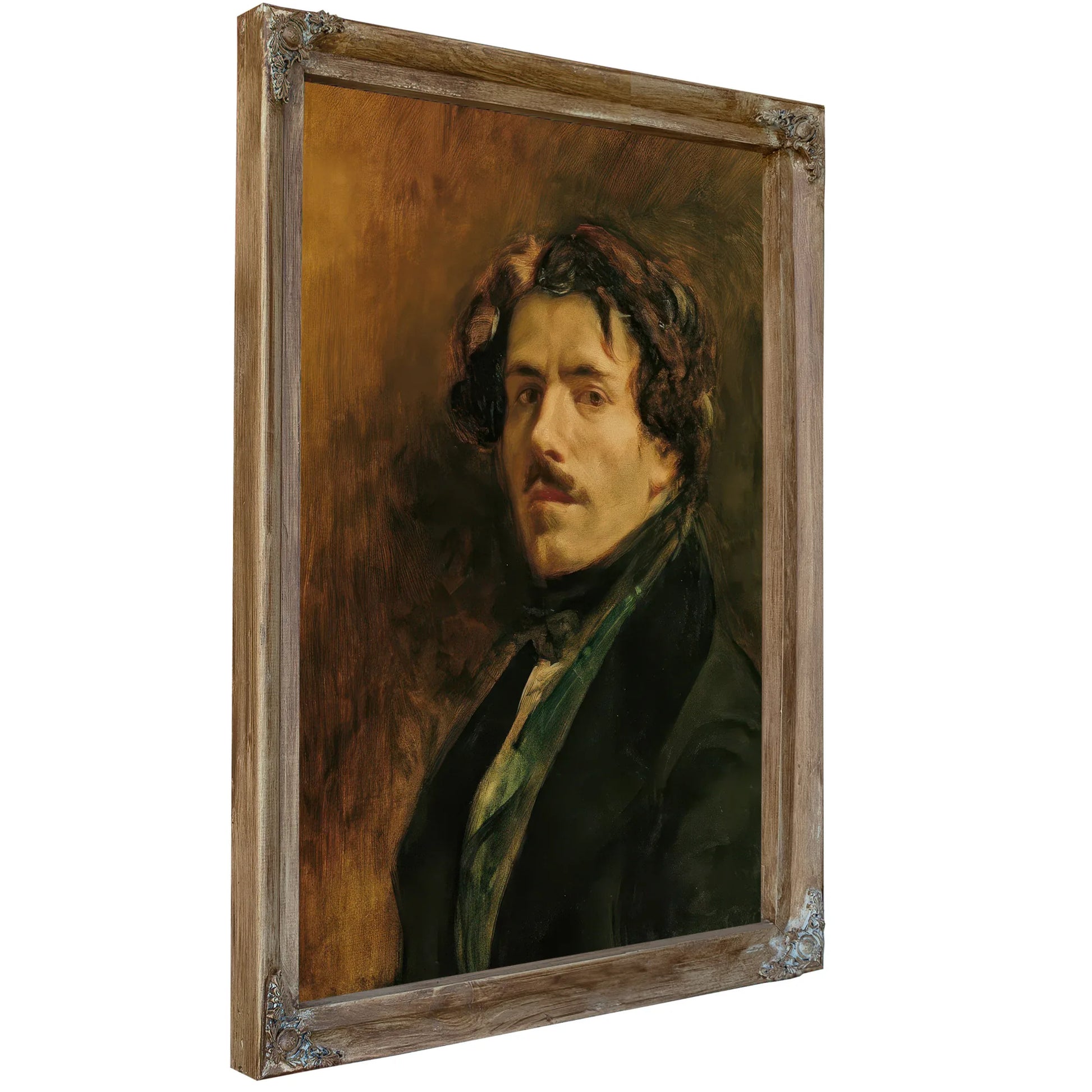 Self Portrait By Ferdinand Victor Eugene Delacroix Fine Art Print