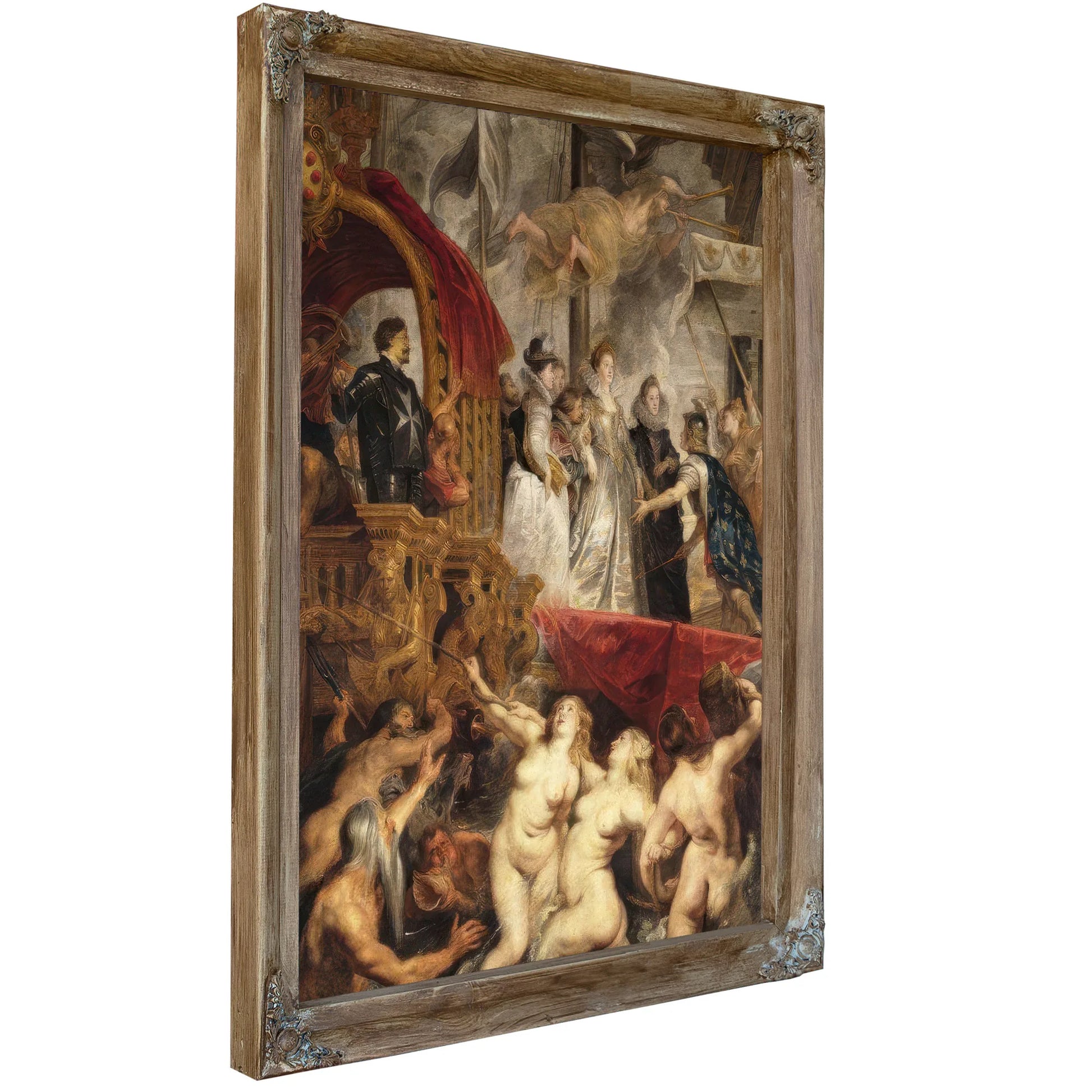 The Arrival Of Marie De Medici In Marseilles 3Rd November 1600 By Peter Paul Rubens Fine Art Print