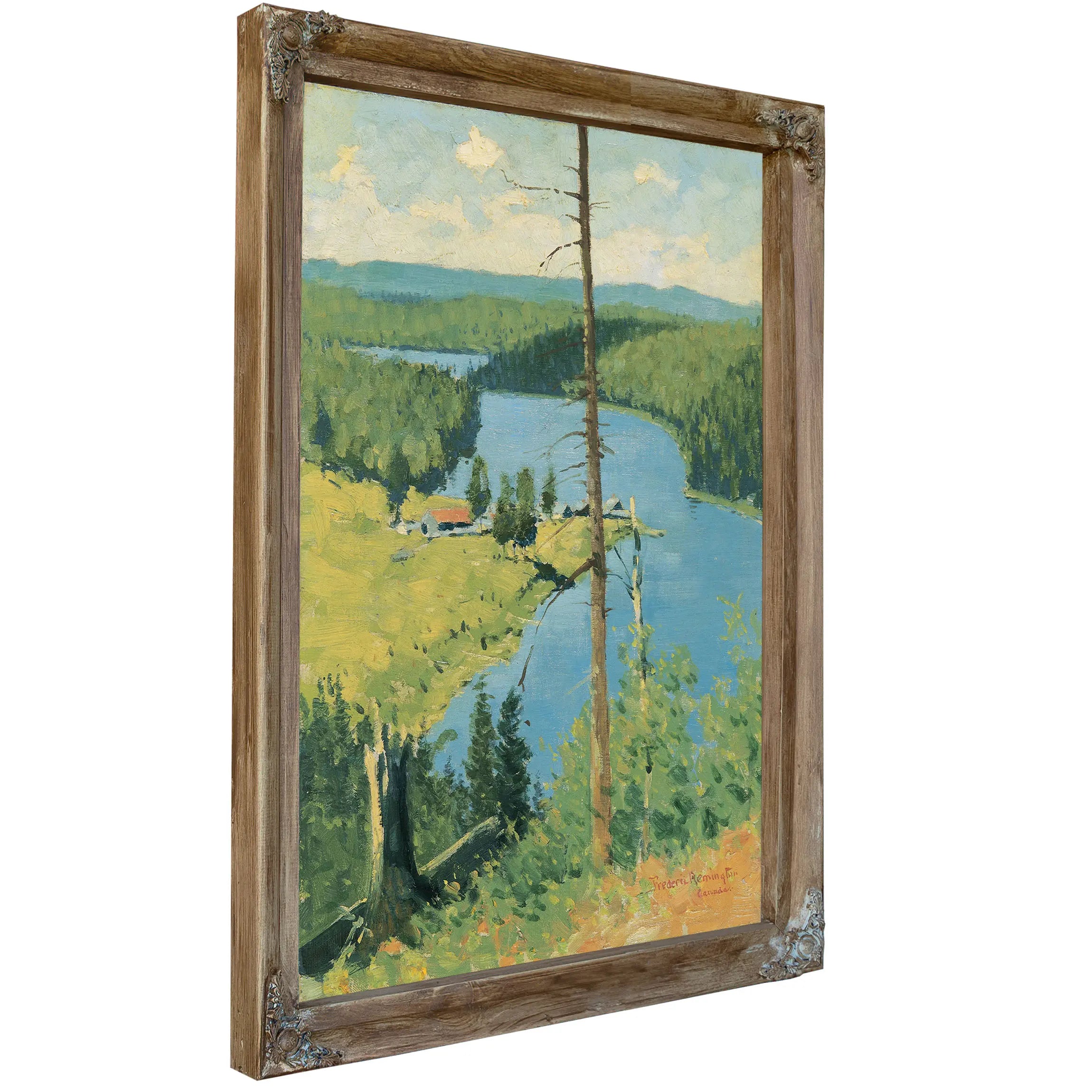 The Moose Country by Frederic Remington