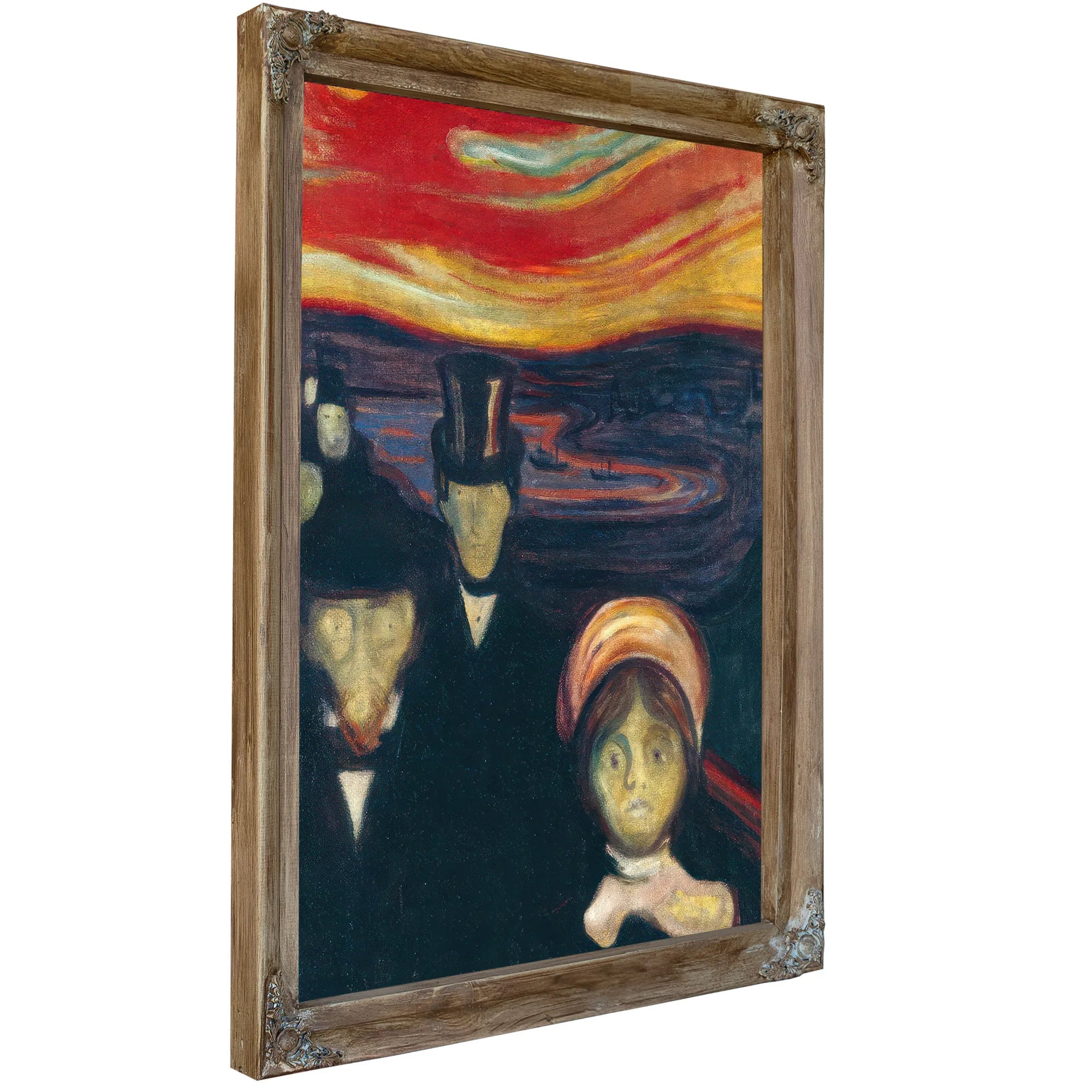 Anxiety 1894 94X74Cm Munch Museum M 515 X3000 By Edvard Munch Fine Art Print