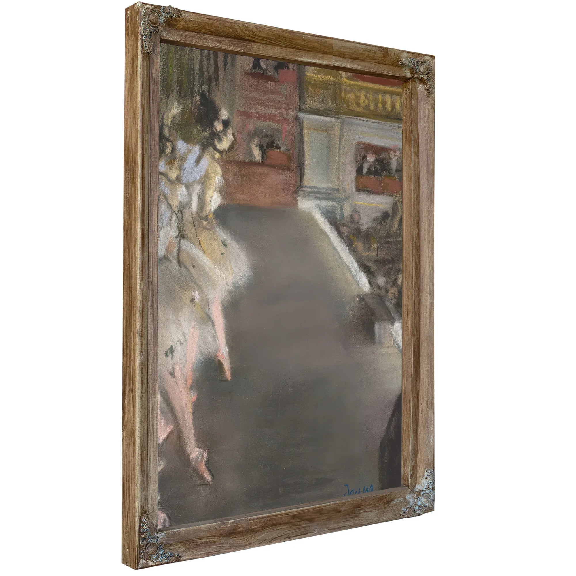 Dancers At The Old Opera House By Edgar Degas Fine Art Print