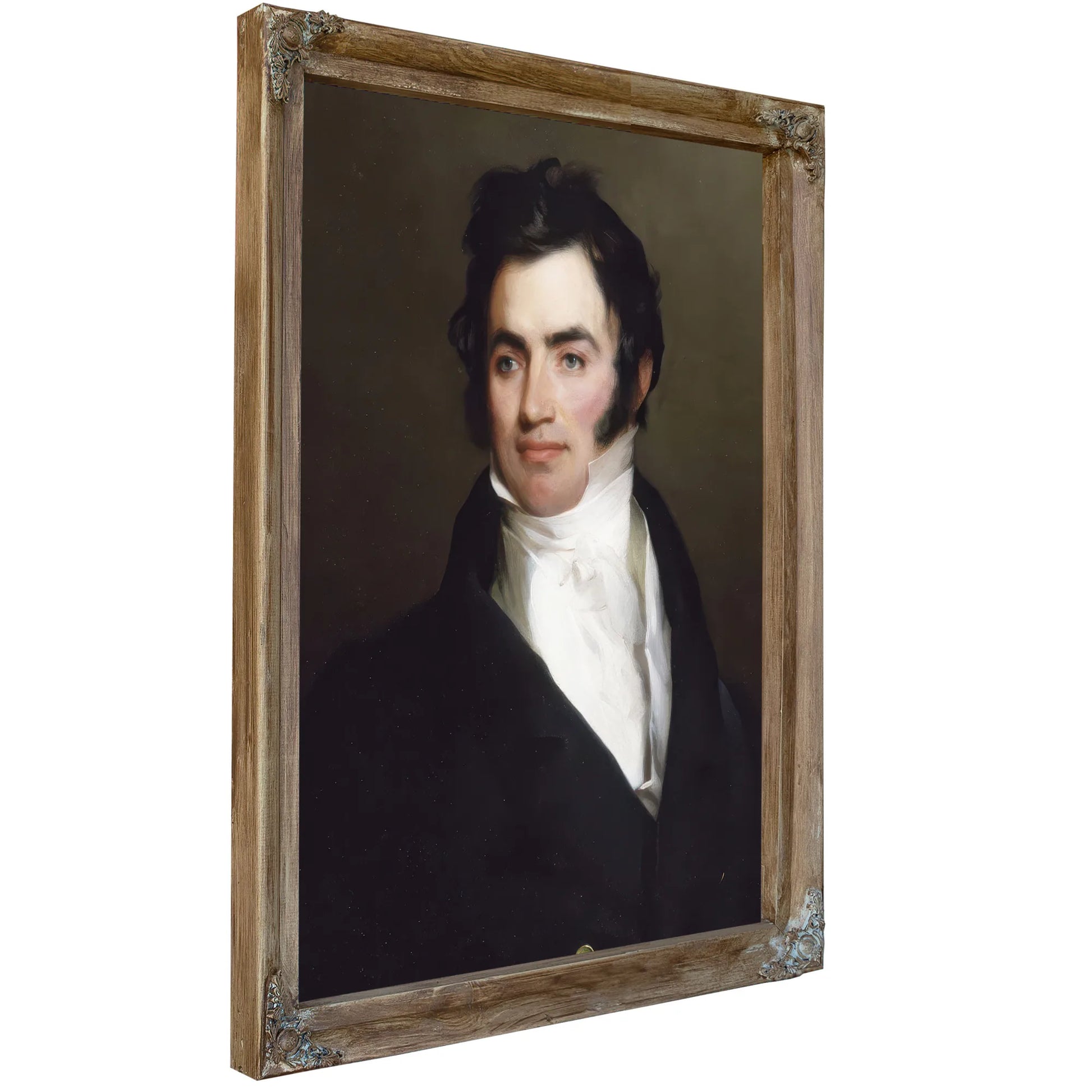 Portrait Of Benjamin Tevis By Thomas Sully Fine Art Print
