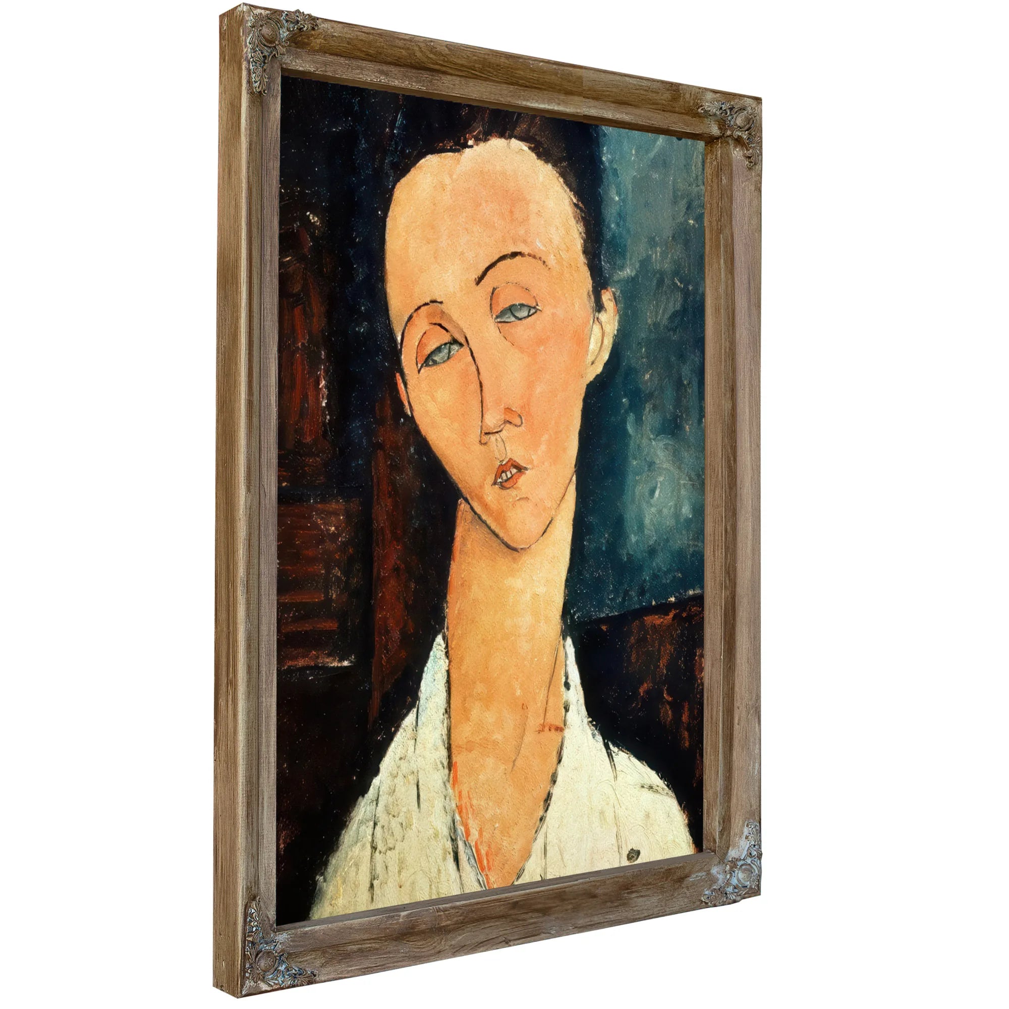 Portrait Of Lunia Czechowskaa By Amedeo Modigliani Fine Art Print