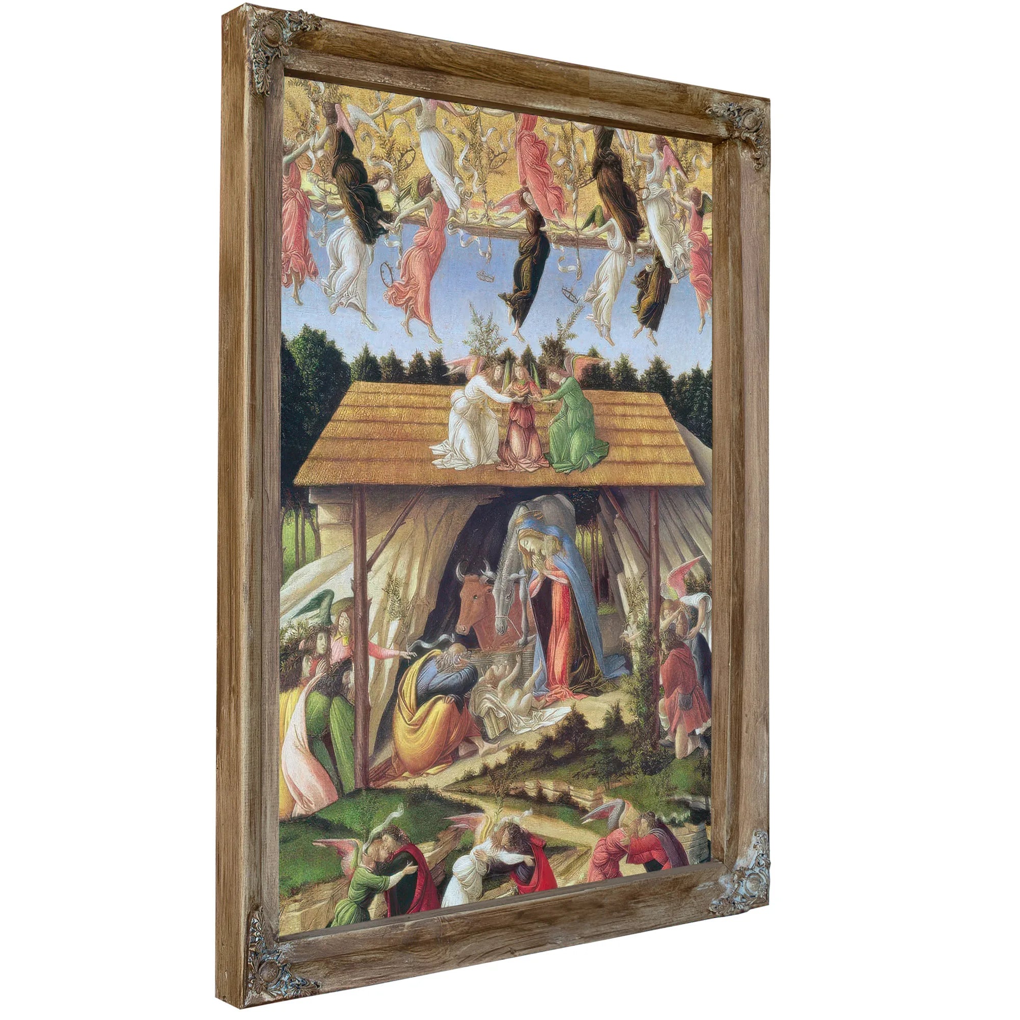 Mystic Nativity By Sandro Botticelli Fine Art Print