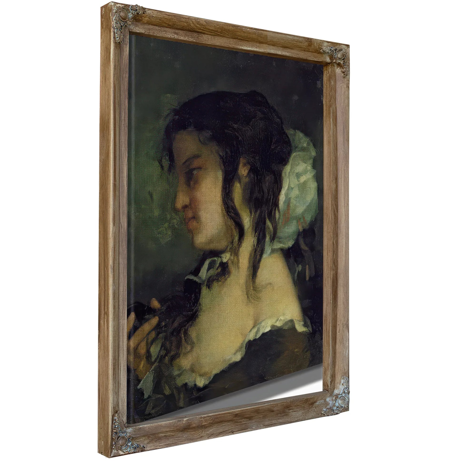Reflection By Jean Desire Gustave Courbet Fine Art Print