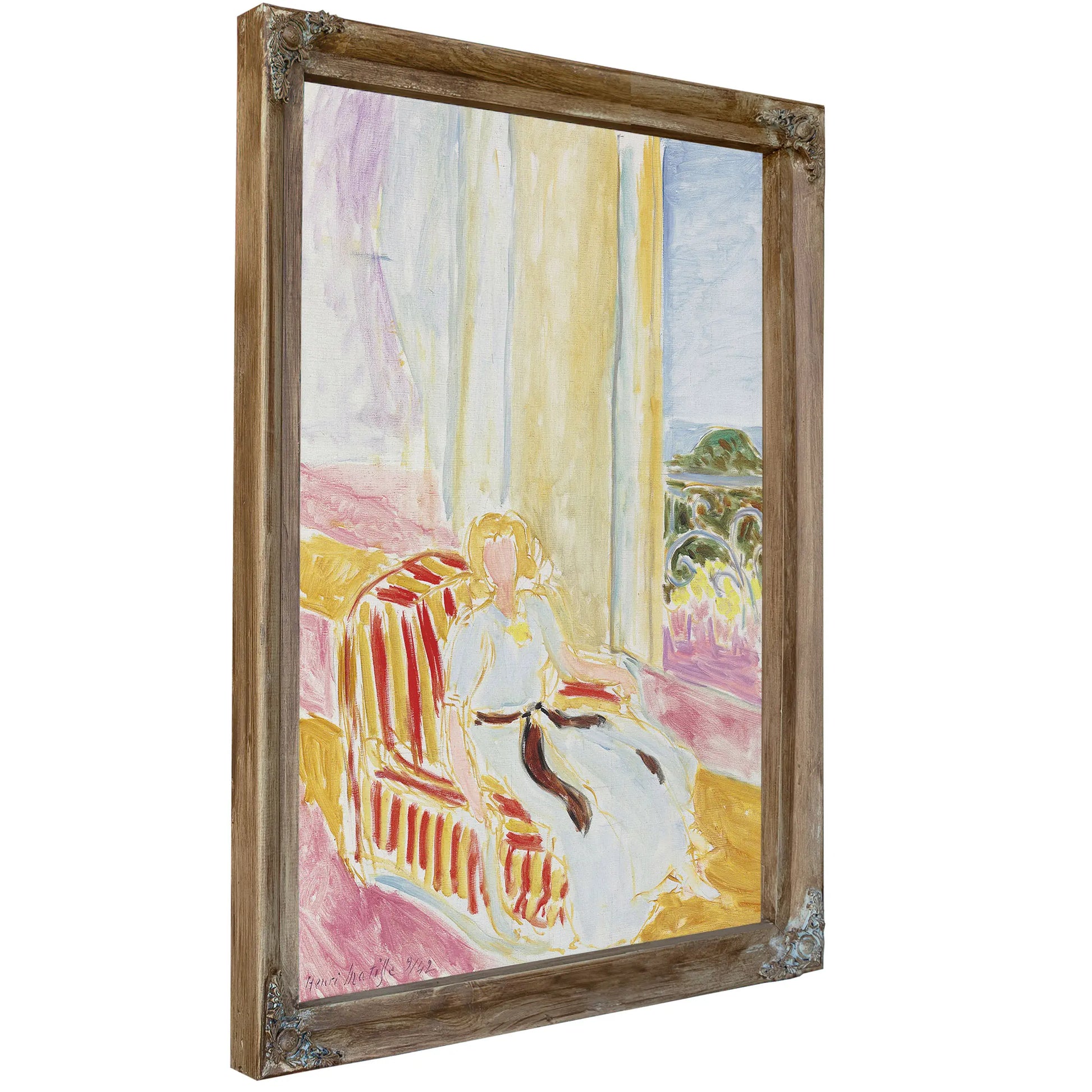 Woman Reading At A Dressing Table by Henri Matisse