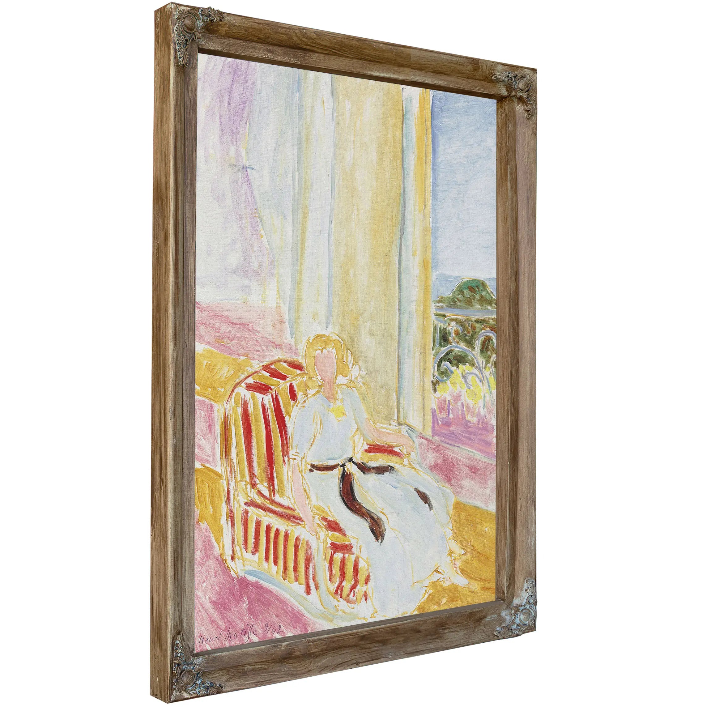 Woman Reading At A Dressing Table by Henri Matisse