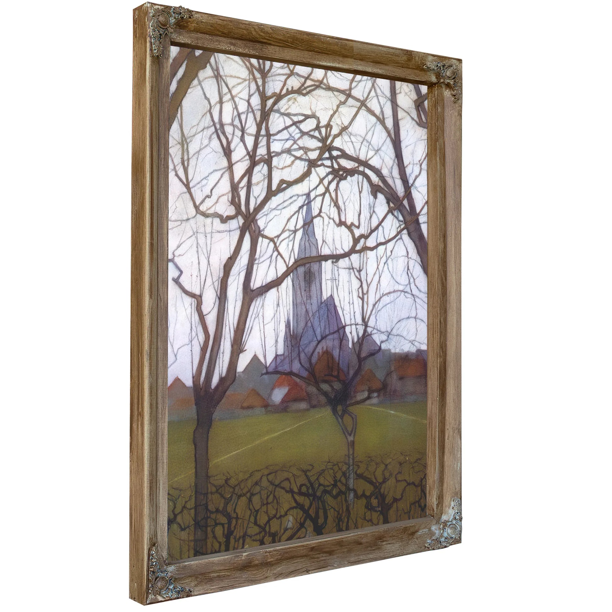 Village Church 1898 Post Impressionism By Piet Mondrian Fine Art Print