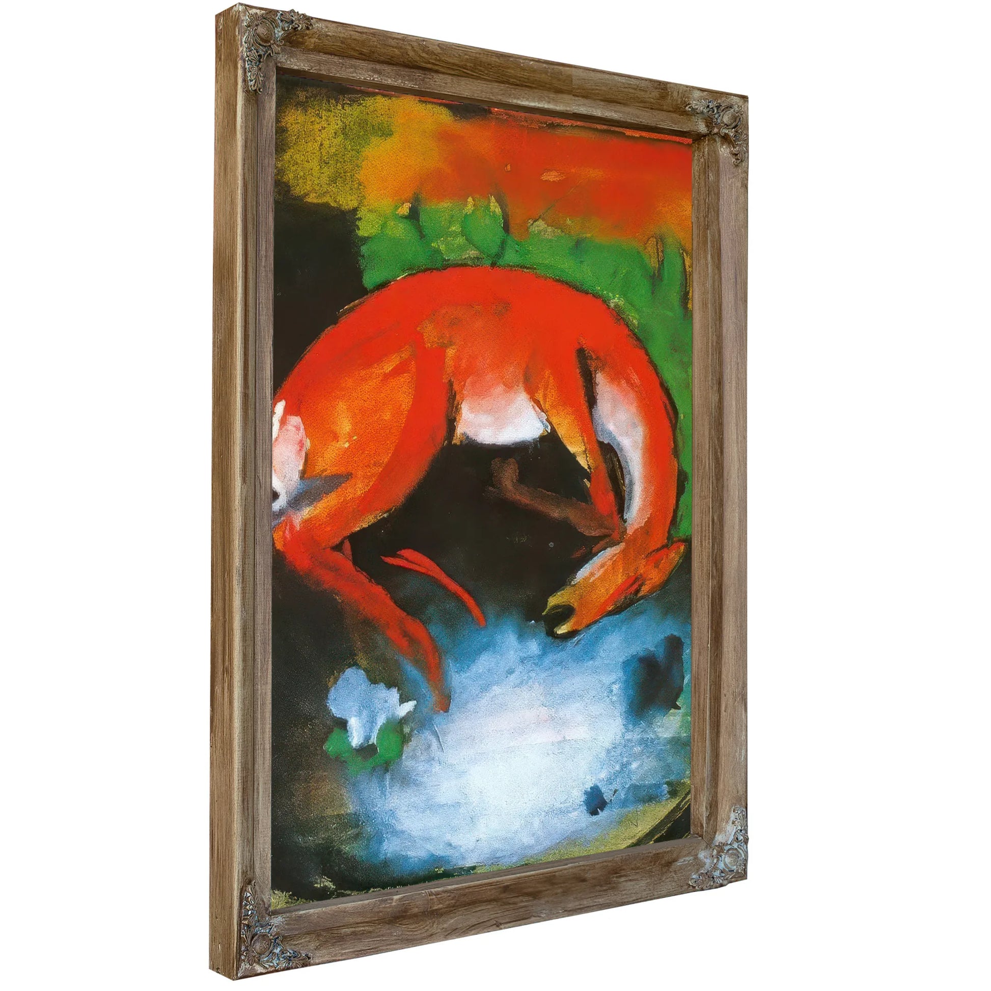 Dead Deer By Franz Marc Fine Art Print