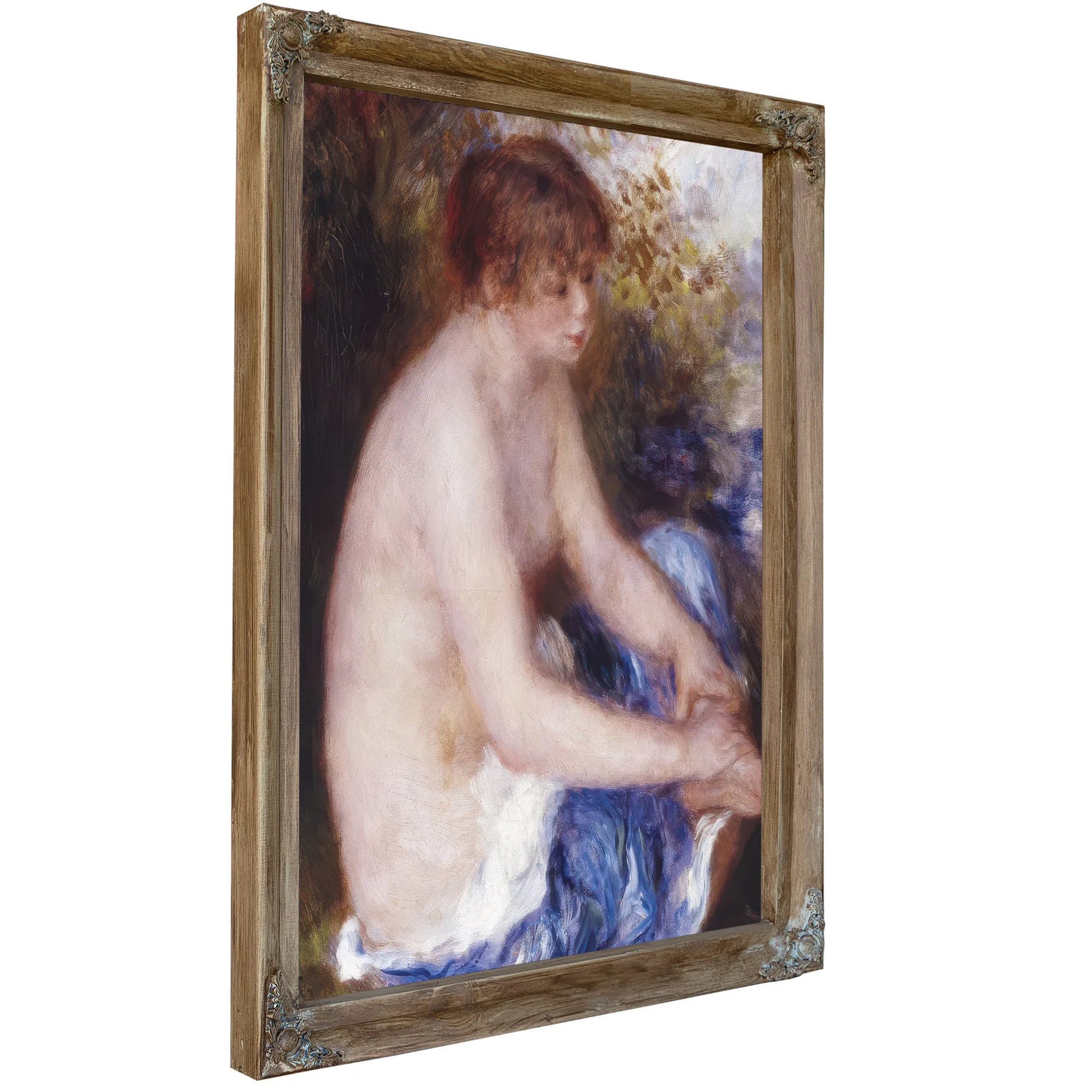 Petite Nu Bleu (Little Blue Nude) By Pierre Auguste Renoir Fine Art Print