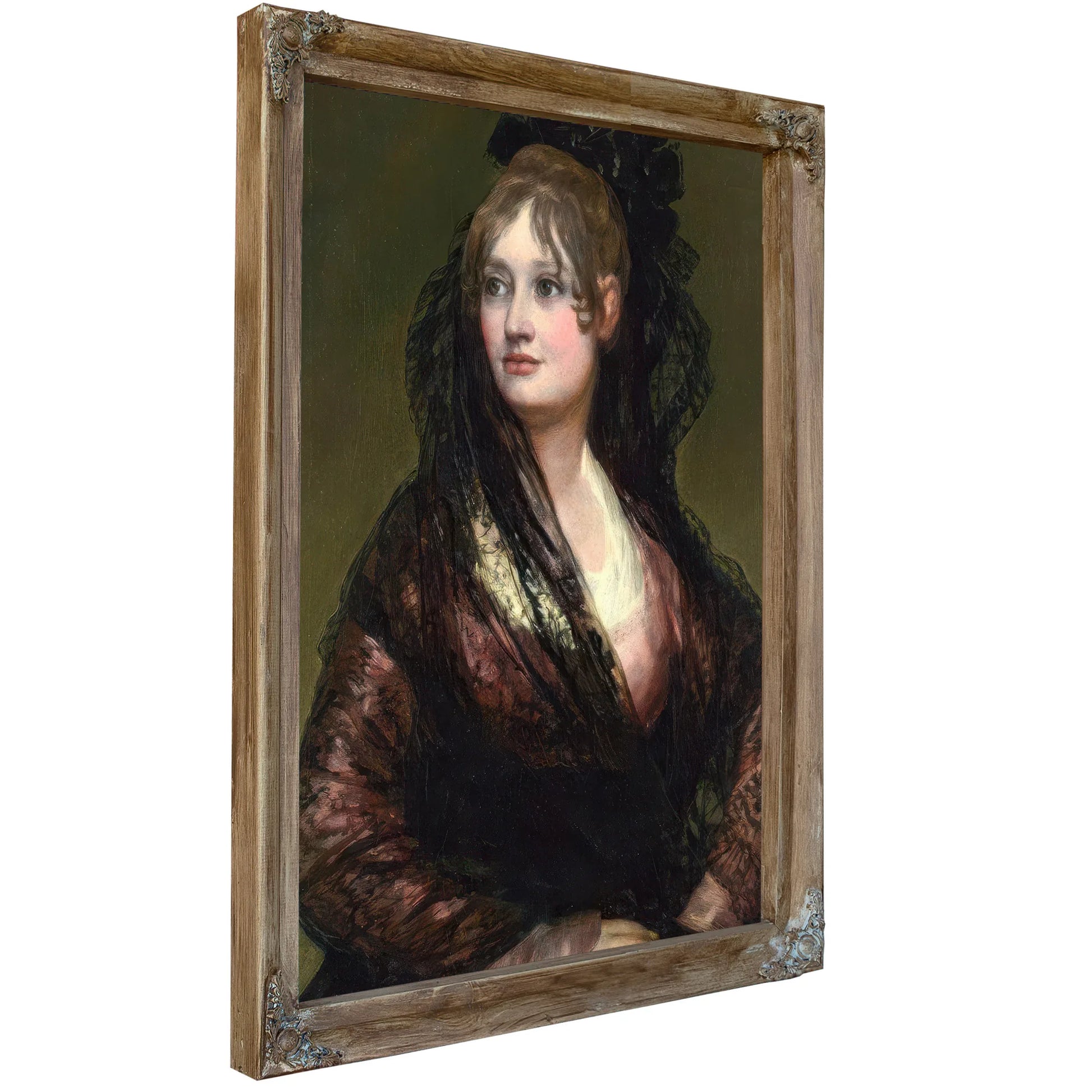 Dona Isabel De Porcel By Francisco De Goya Fine Art Print