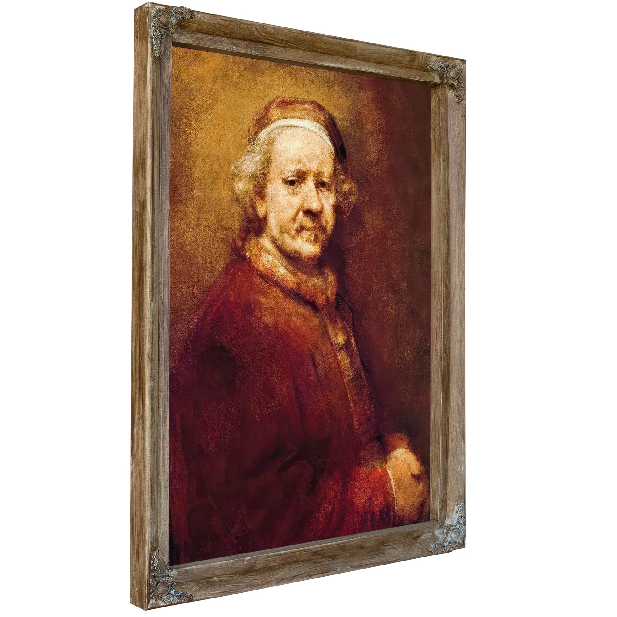 Self Portrait In At The Age Of 63 By Rembrandt Fine Art Print