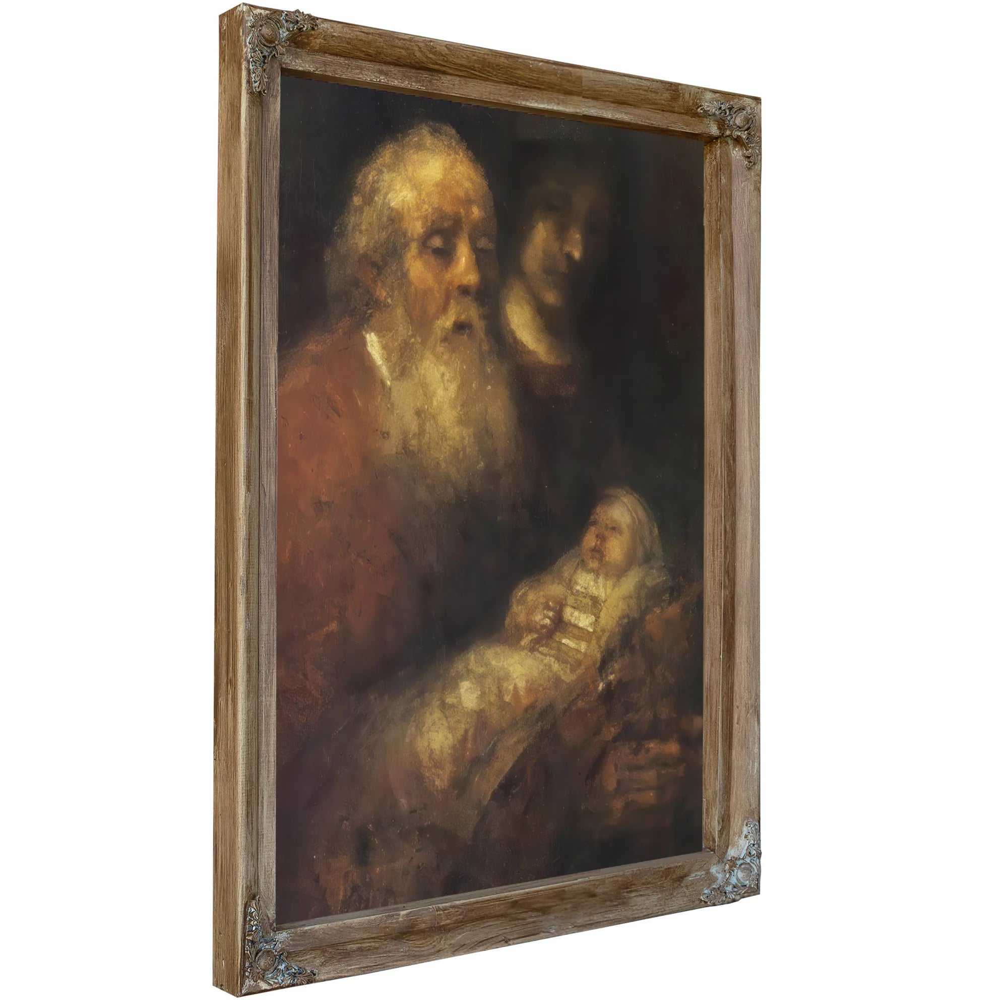 The Mystery Of The Revealed Form The Jewish Bride By Rembrandt Fine Art Print