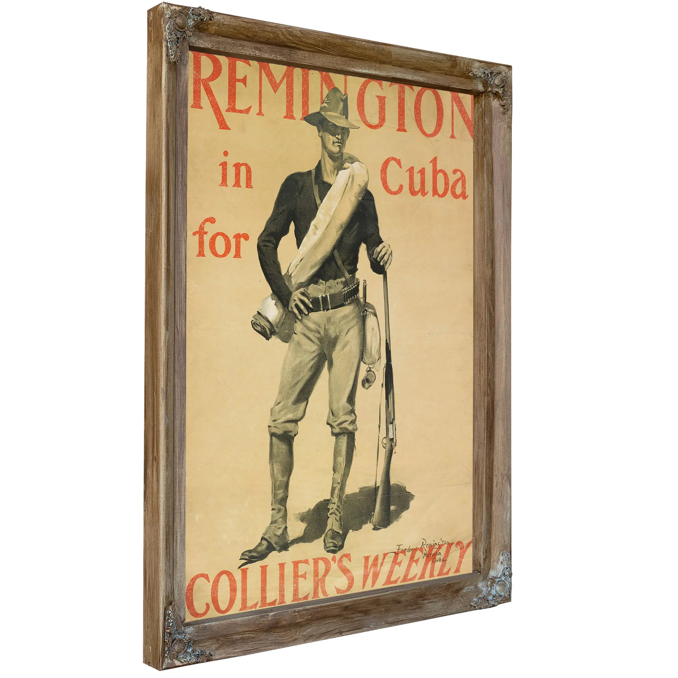 Remington In Cuba For Colliers Weekly by Frederic Remington
