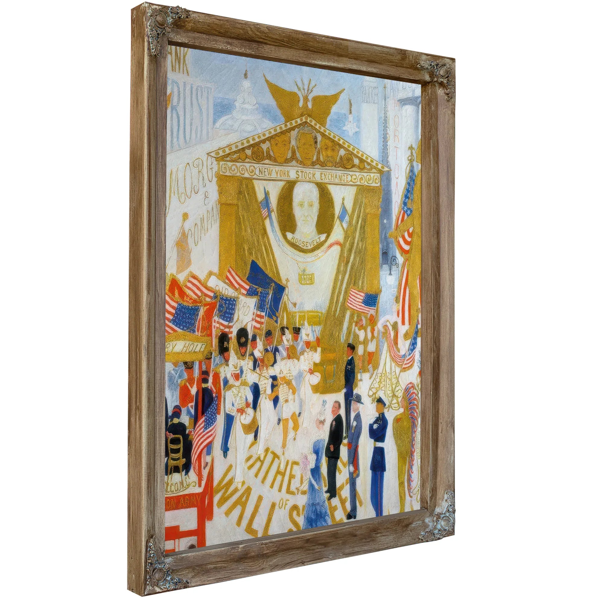 The Cathedrals Of Wall Street By Florine Stettheimer Fine Art Print
