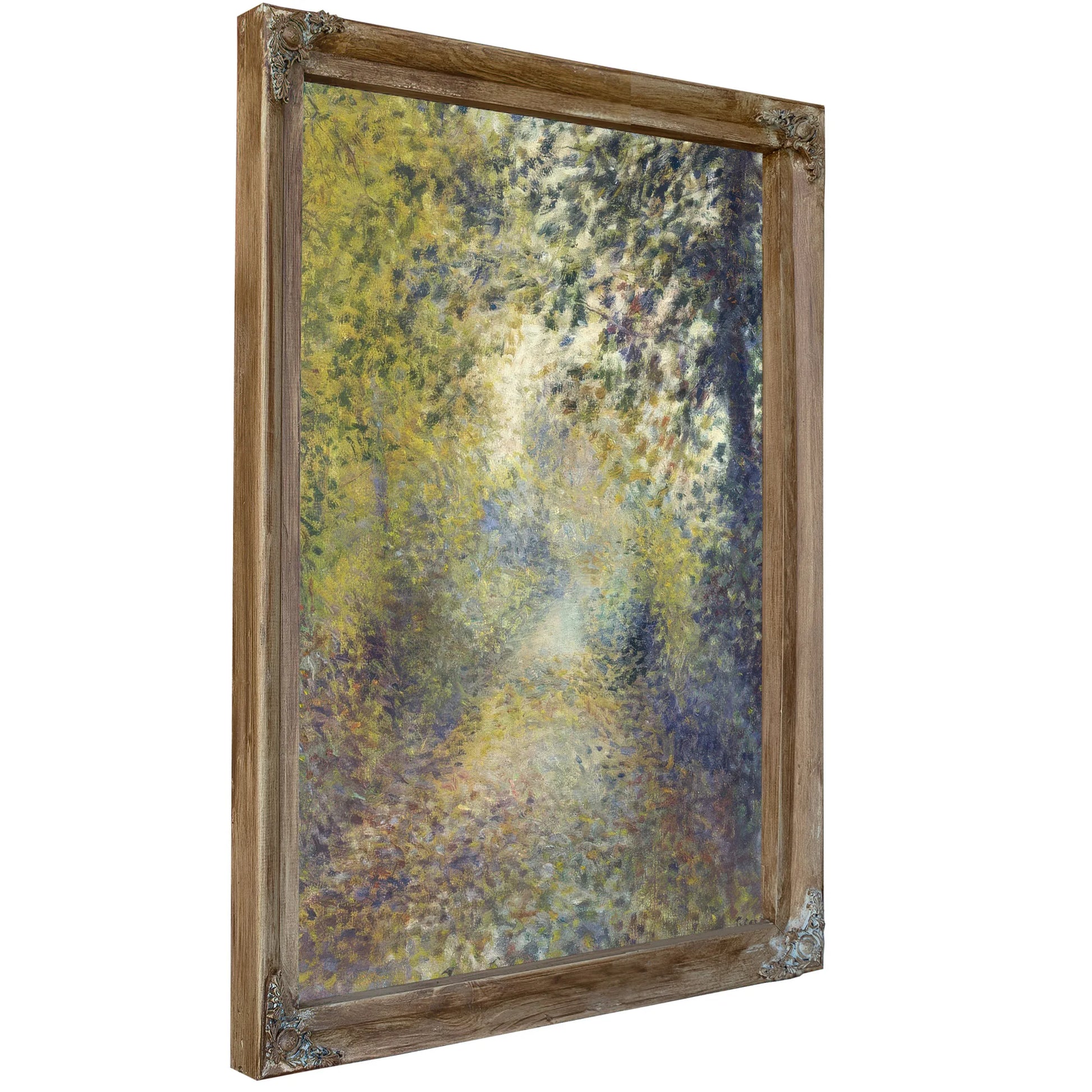 In The Woods By Pierre Auguste Renoir Fine Art Print